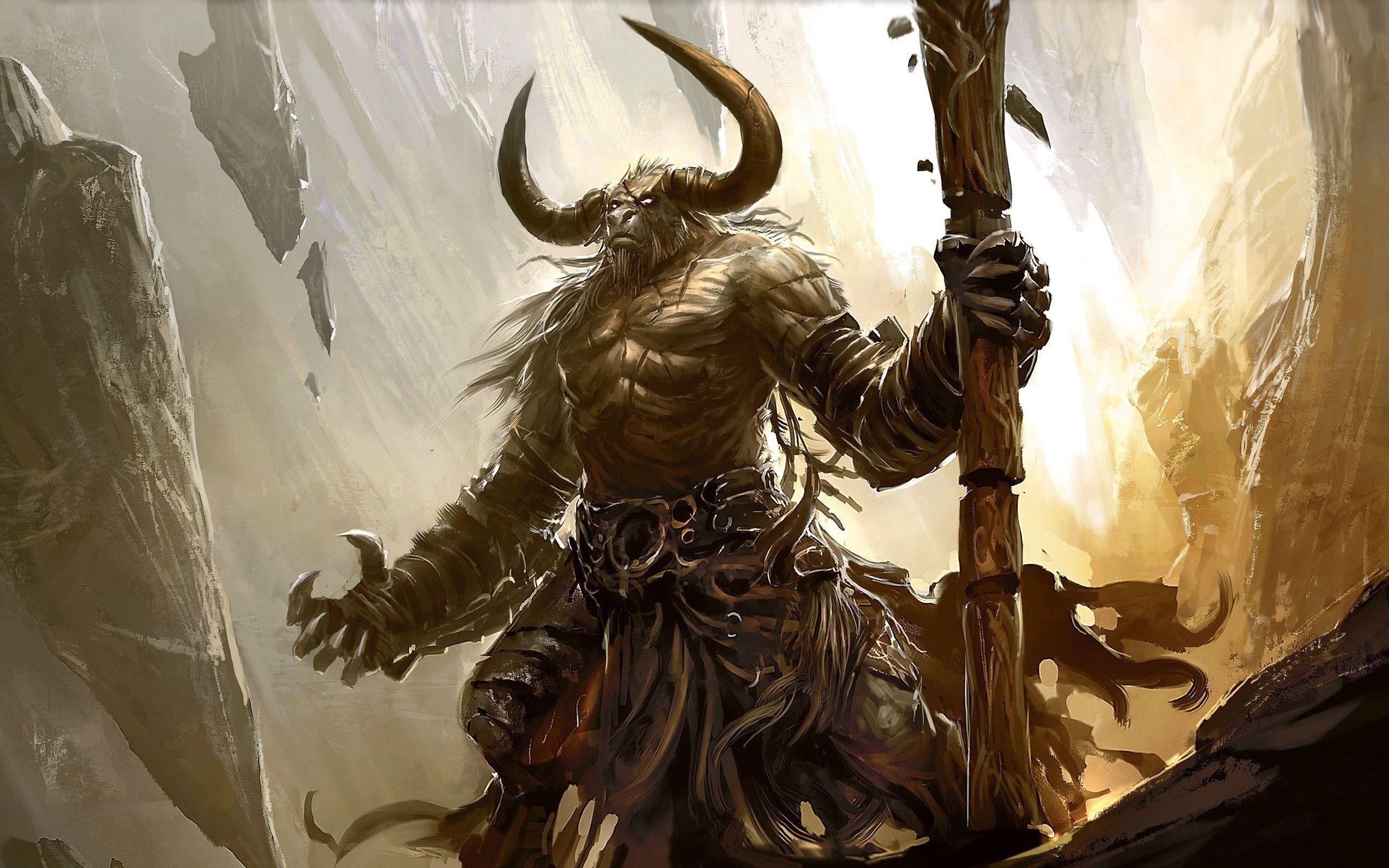 god of war minotaur