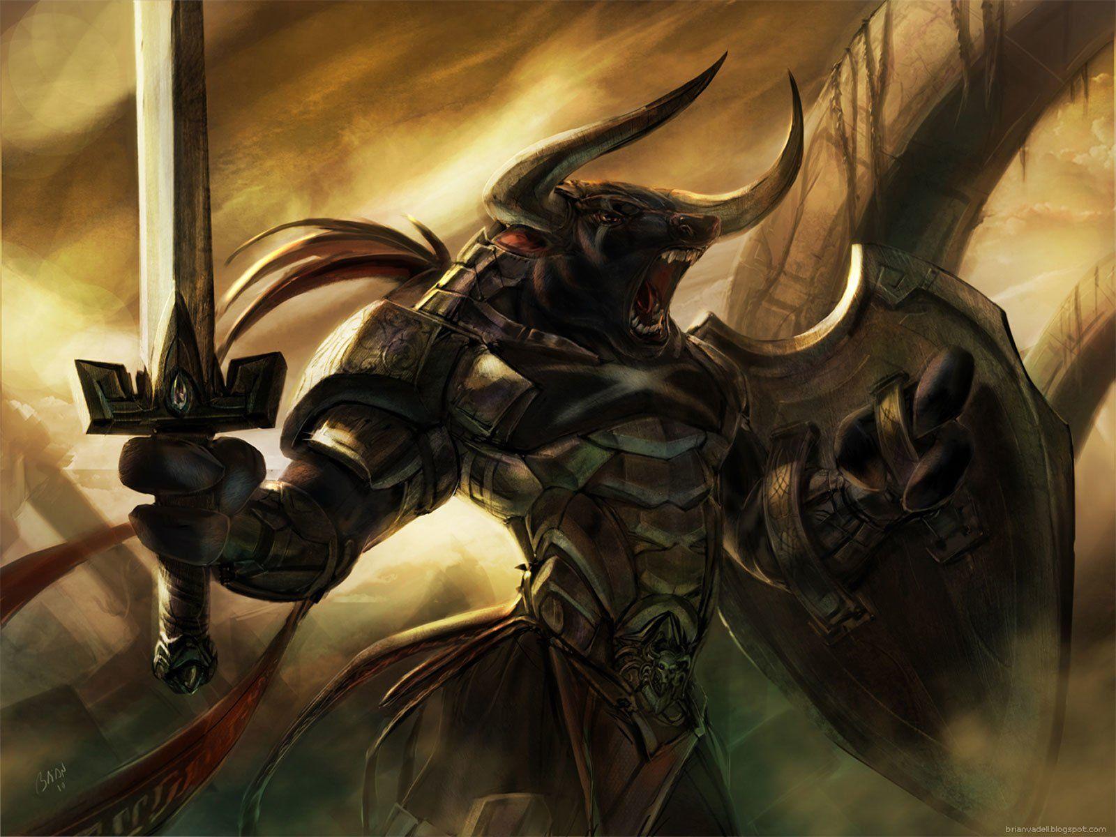 1600x1200 Minotaur HD Wallpaper and Background Image