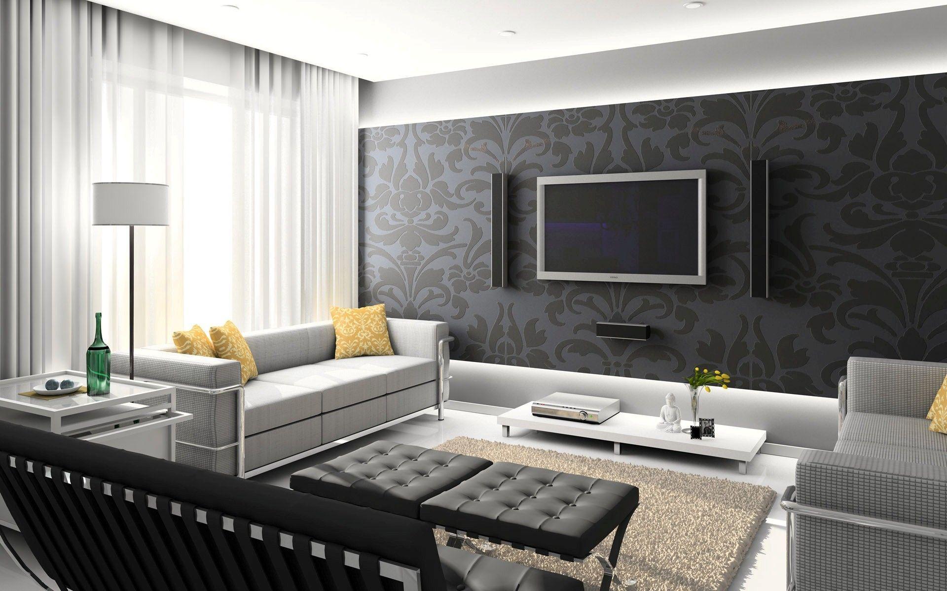 best wallpaper design for living room