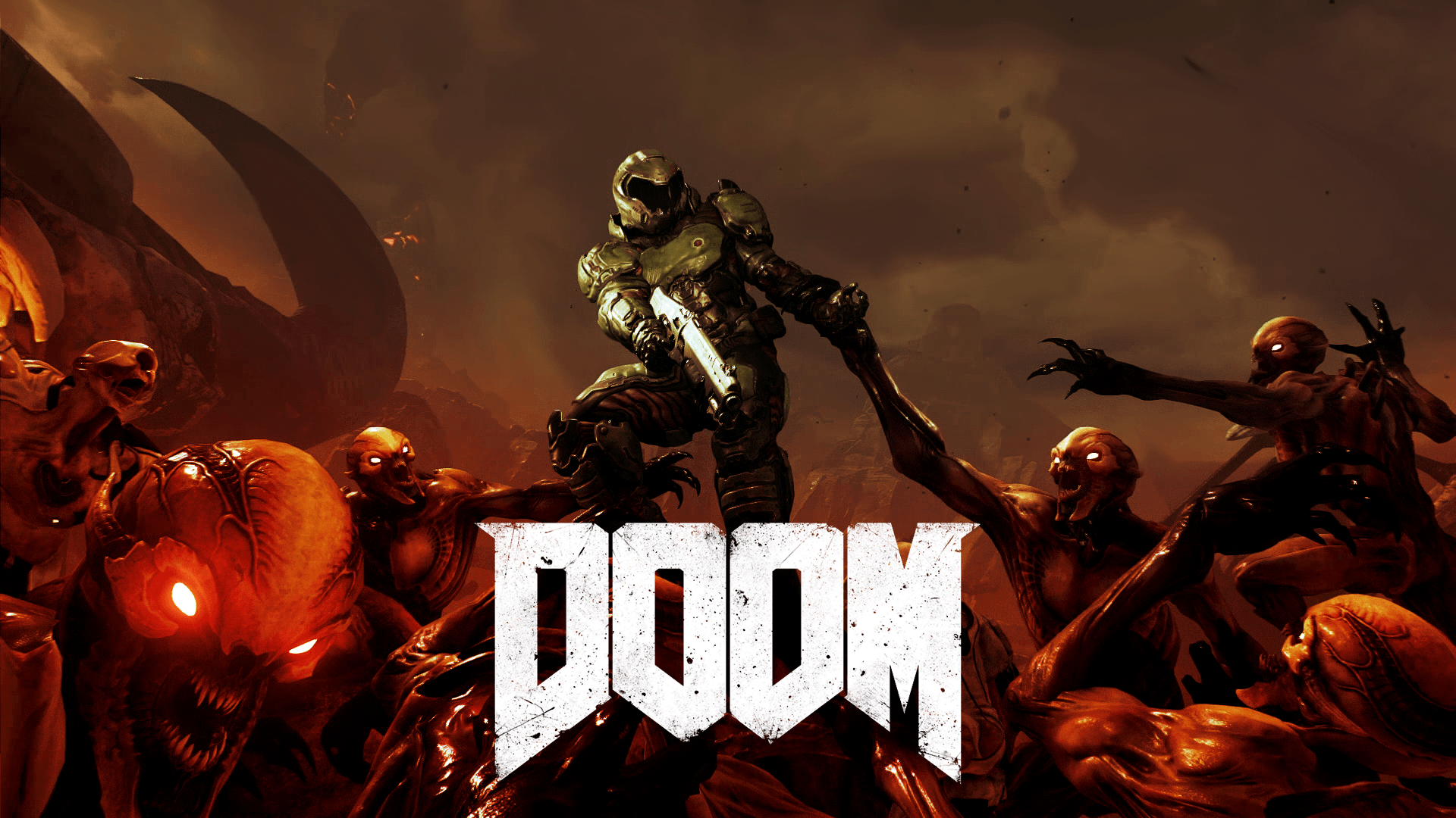 1920x1080 Doom 2016 hình nền