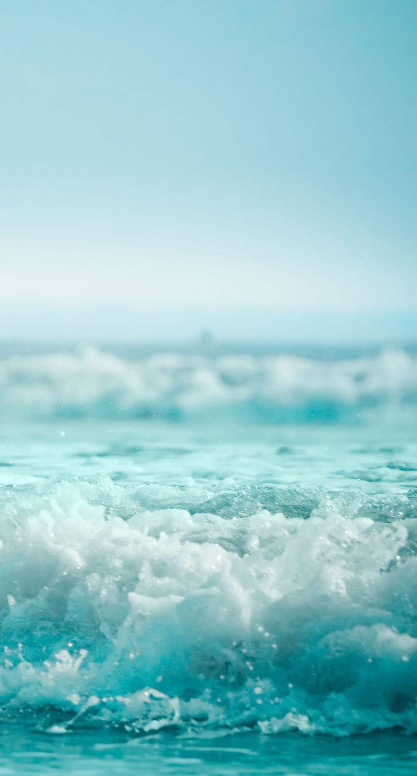 861x1600 Light Blue Summer Wallpaper
