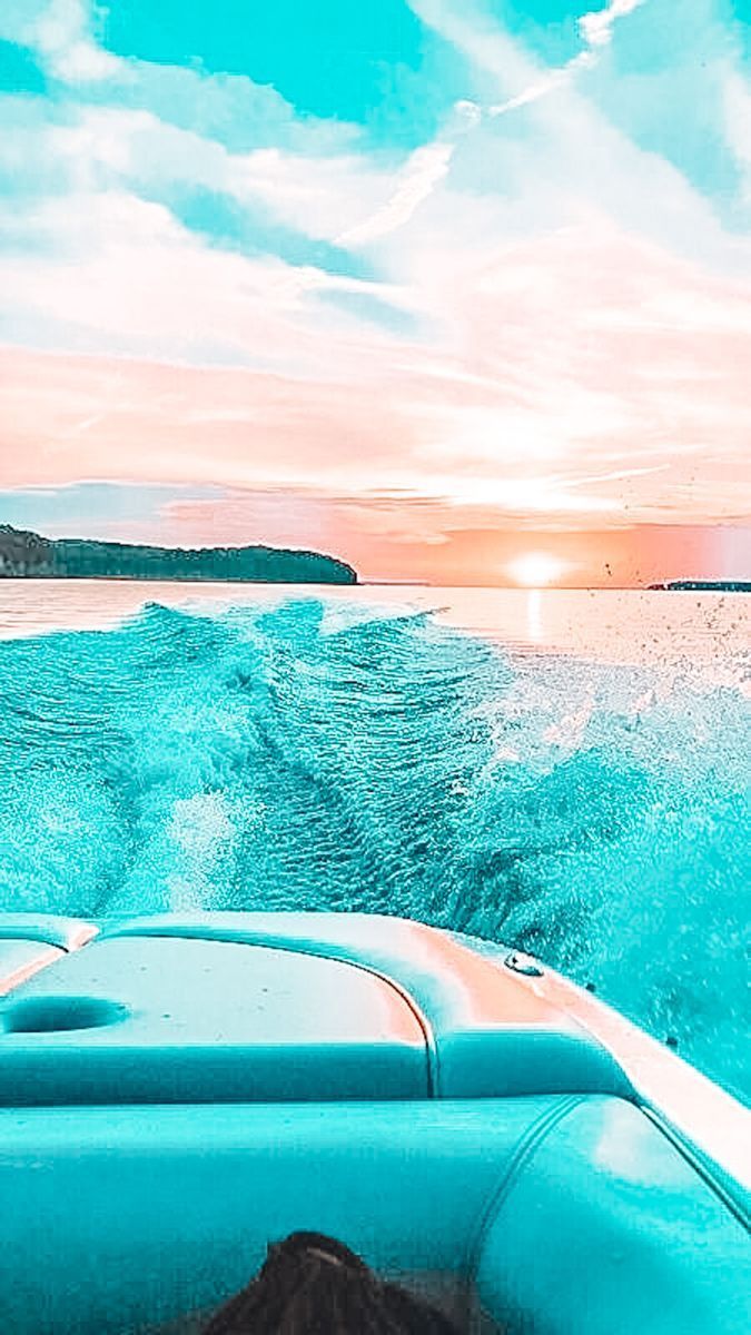 675x1200 Preppy Summer Blue Wallpaper