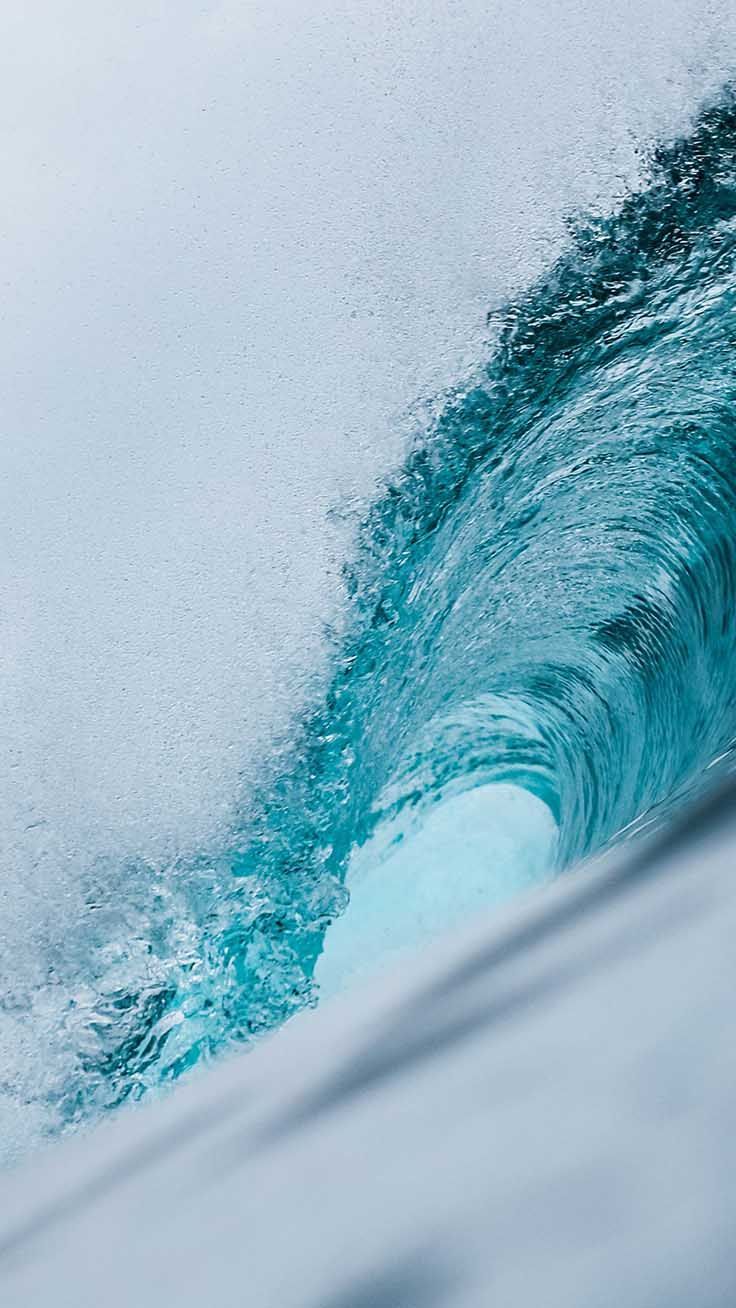736x1308 Summer Blue Preppy Wallpaper