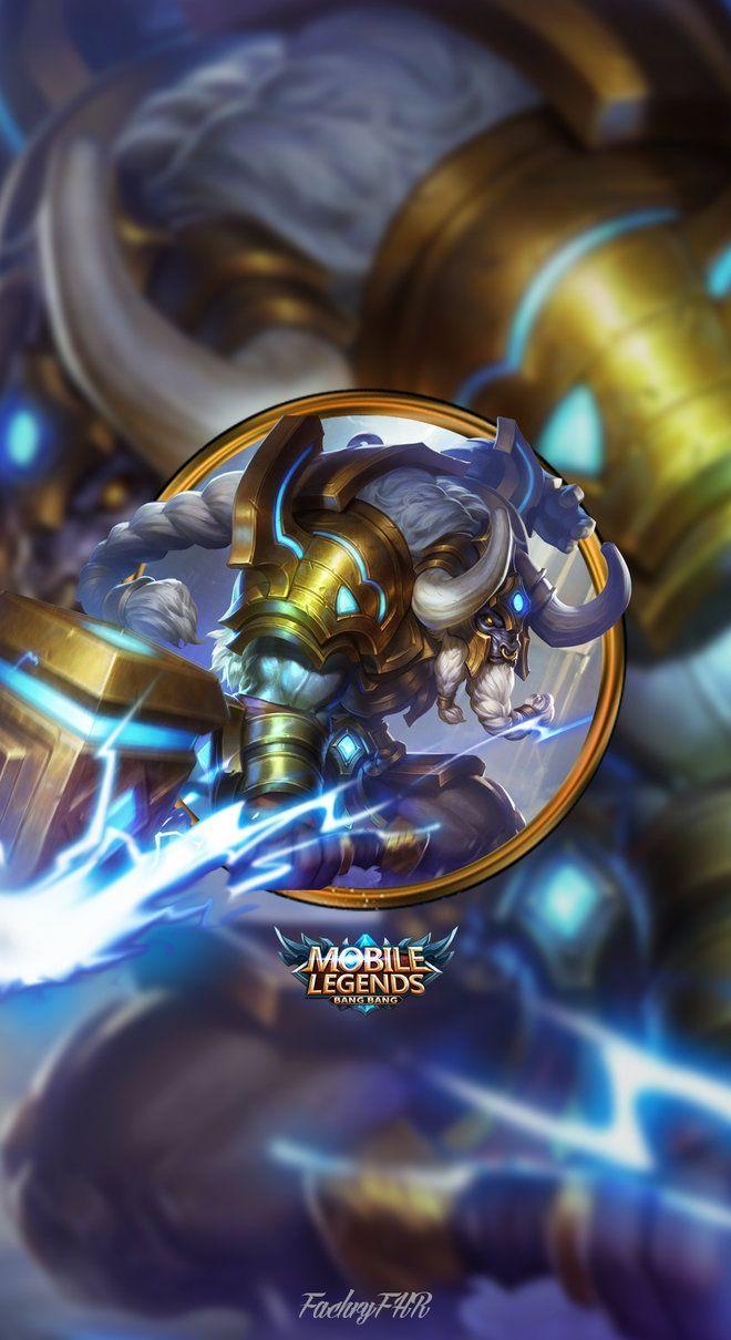 660x1210 Wallpaper Phone Minotaur Taurus by FachriFHR. Mobile legend wallpaper
