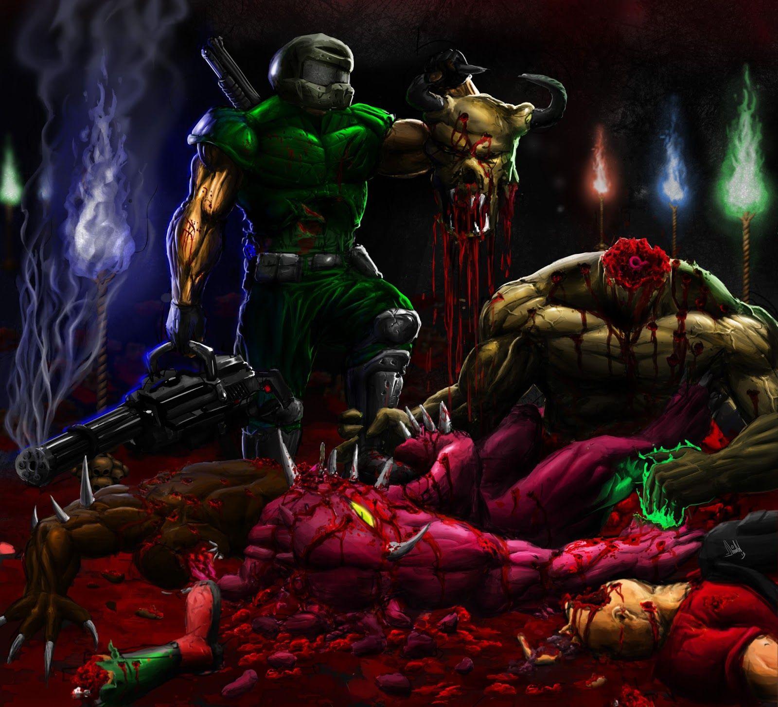 1600x1454 Brutal Doom Wallpaper. Dr. Doom