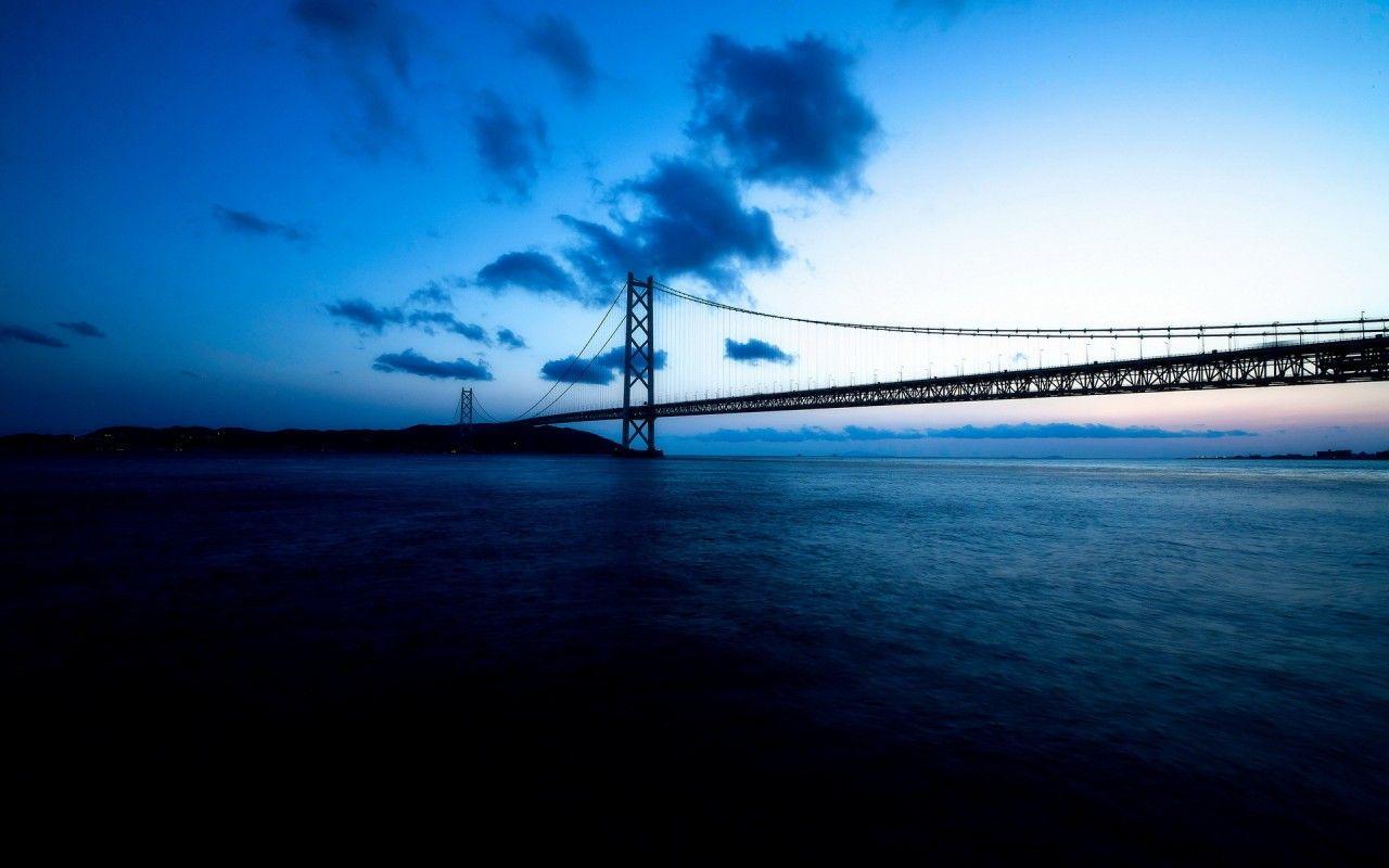 1280x800 Pearl Bridge in Japan Wallpaper
