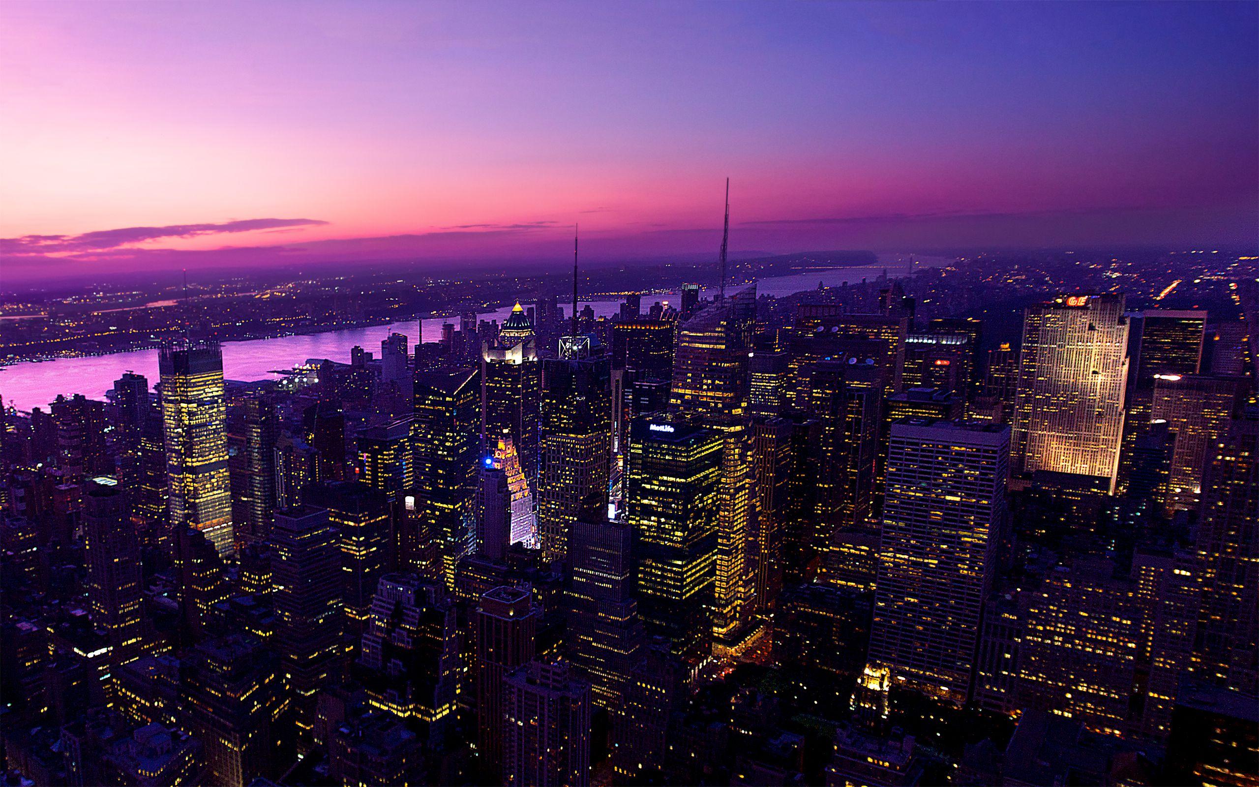 Hình nền máy tính để bàn thành phố New York 2560x1600