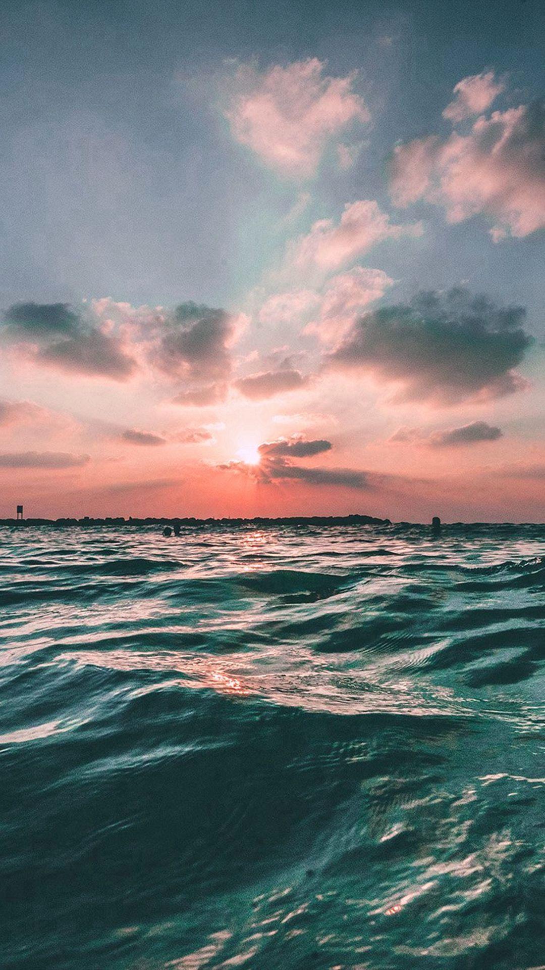 1080x1920 Pretty Wallpaper for iPhone 6 Lovely Sunset Sea Sky Ocean Summer