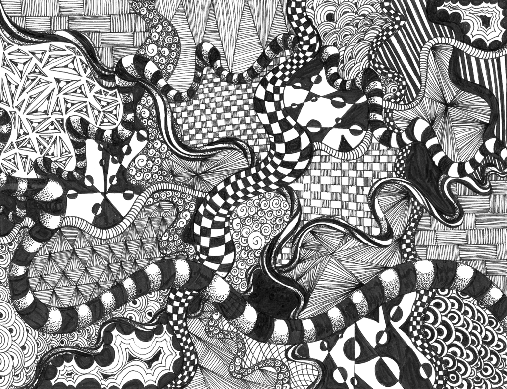 Drawing Outside (and Inside) the Box: The Joy of Zentangle