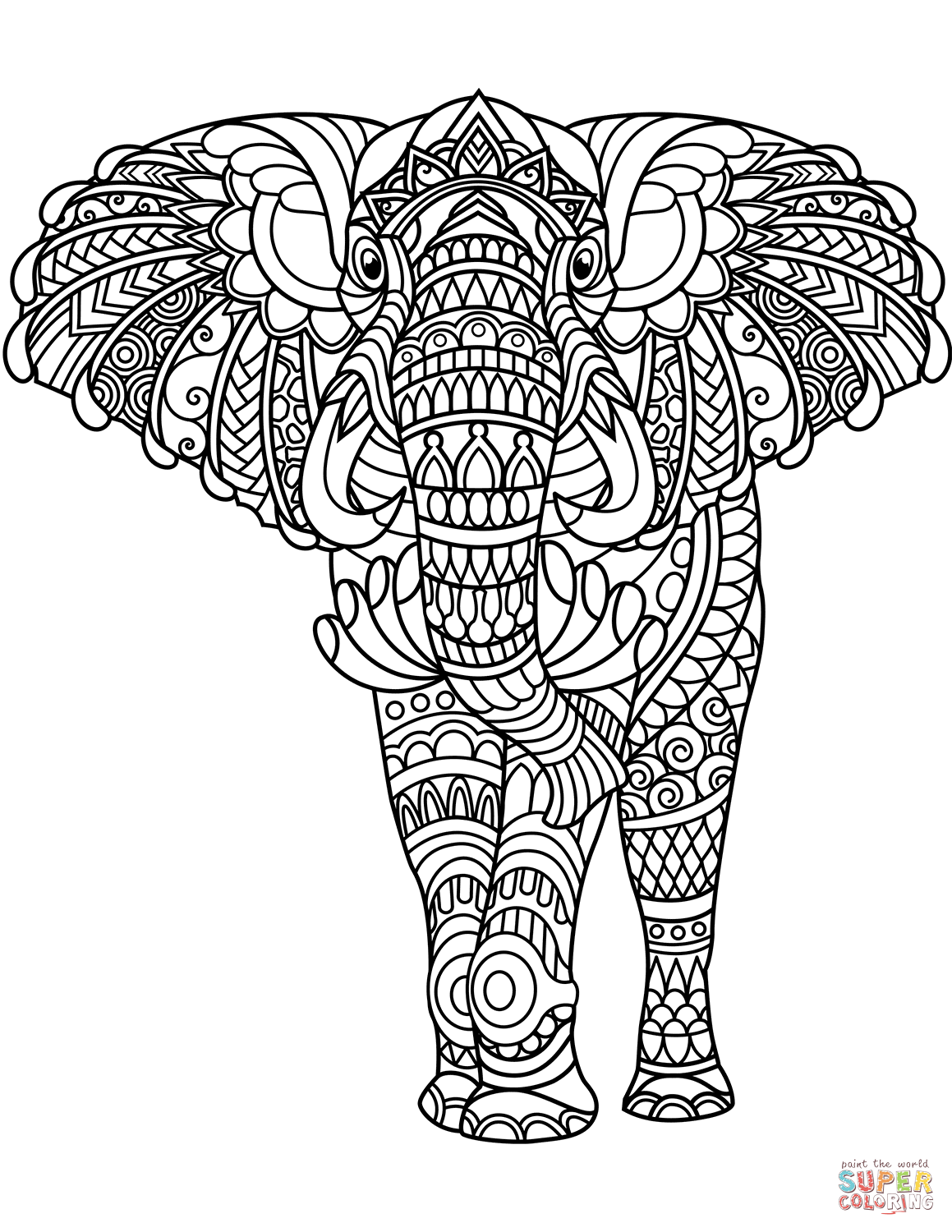 1159x1500 Drawn Panther zentangle Free Clip Art stock illustrations