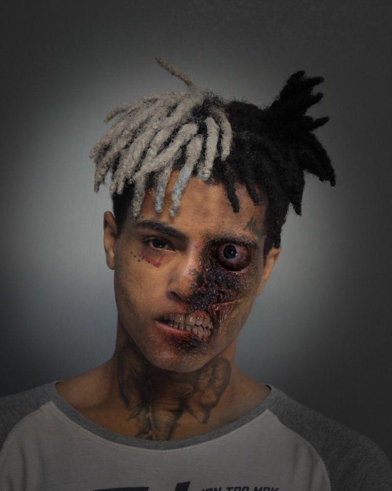 800x1000 XXXTentacion X Hai mặt Photohop CC