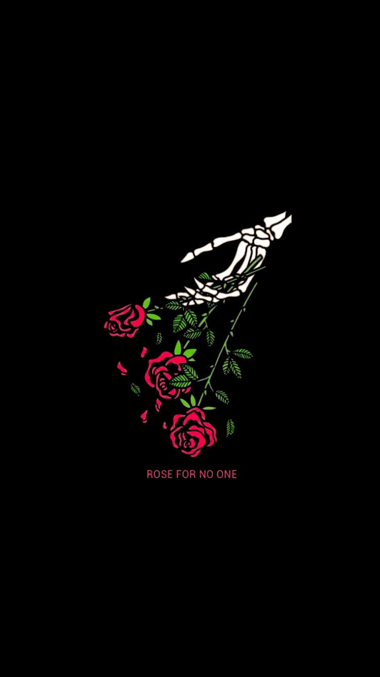 750x1334 Hình nền Gatos, Hình nền buồn, Màu đen - Hình nền hoa hồng thẩm mỹ