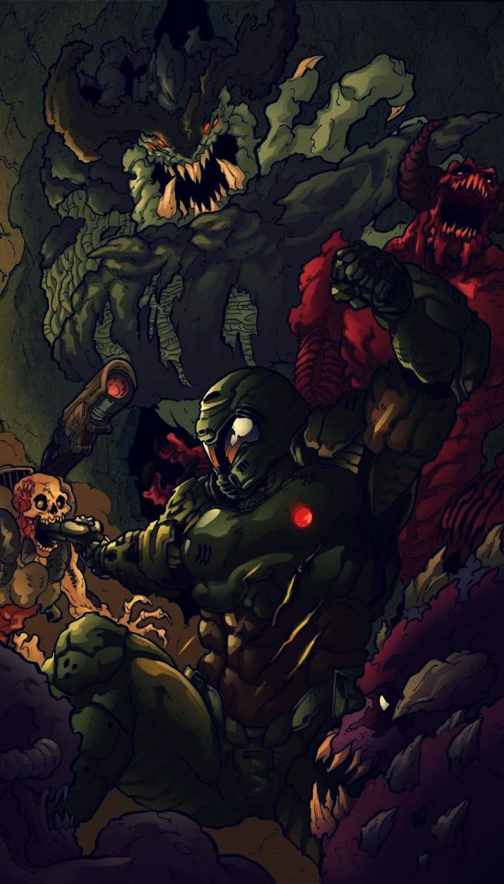730x1280 Rip and Tear 03 wallpaper