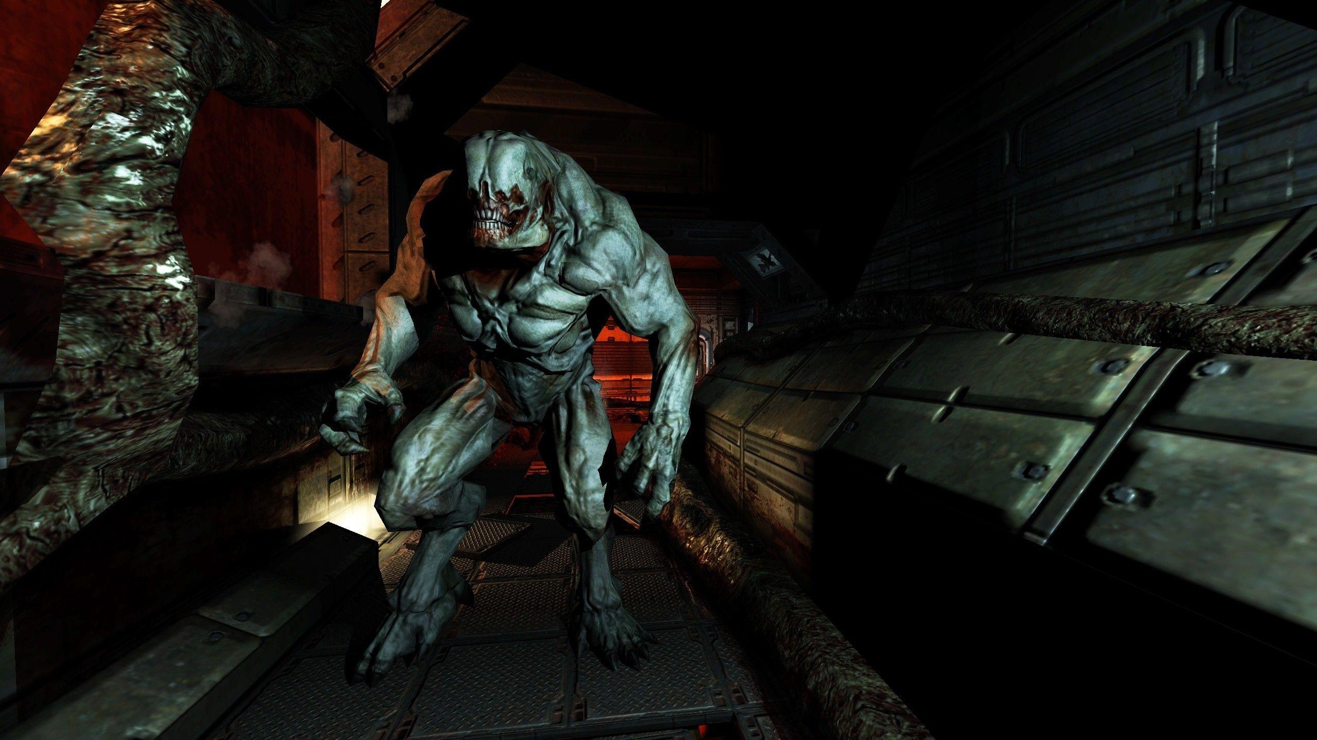 2560x1440 Doom 3 Wallpaper