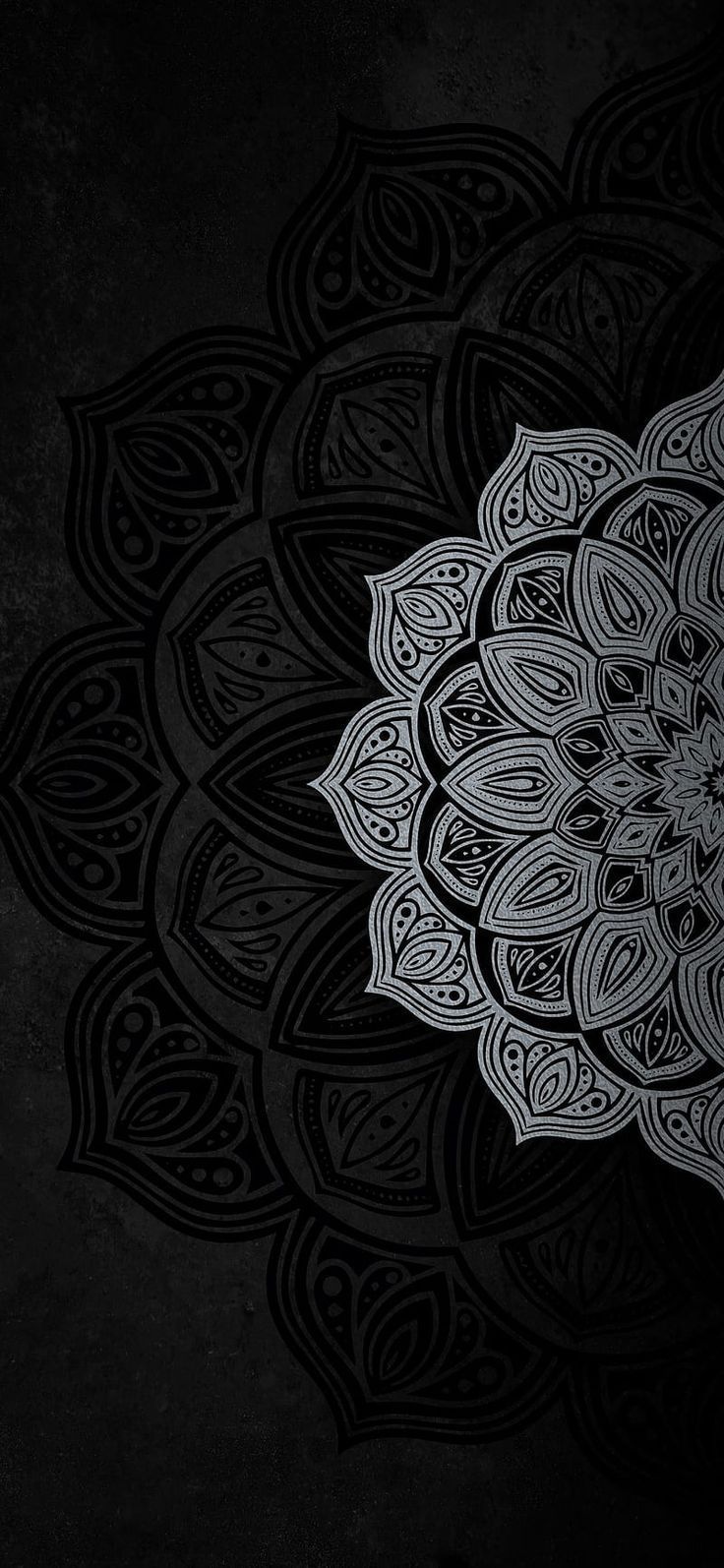 736x1594 1170x2532px, 1080P free download. Black mandala, HD phone wallpaper