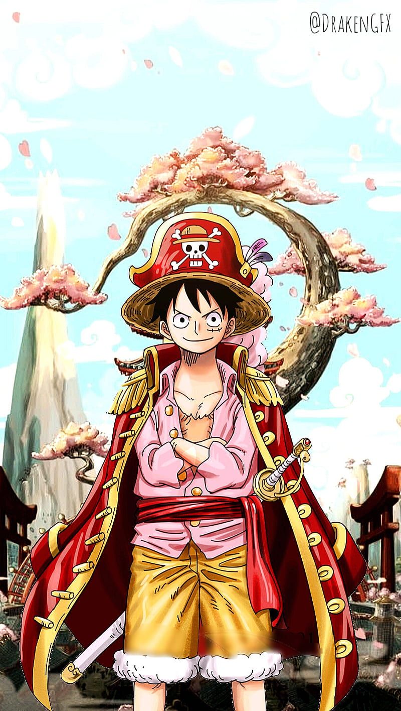 800x1416 One Piece, Wano, Android, Android background, Luffy, Luffy Cape, iPhone, manga, HD phone wallpaper