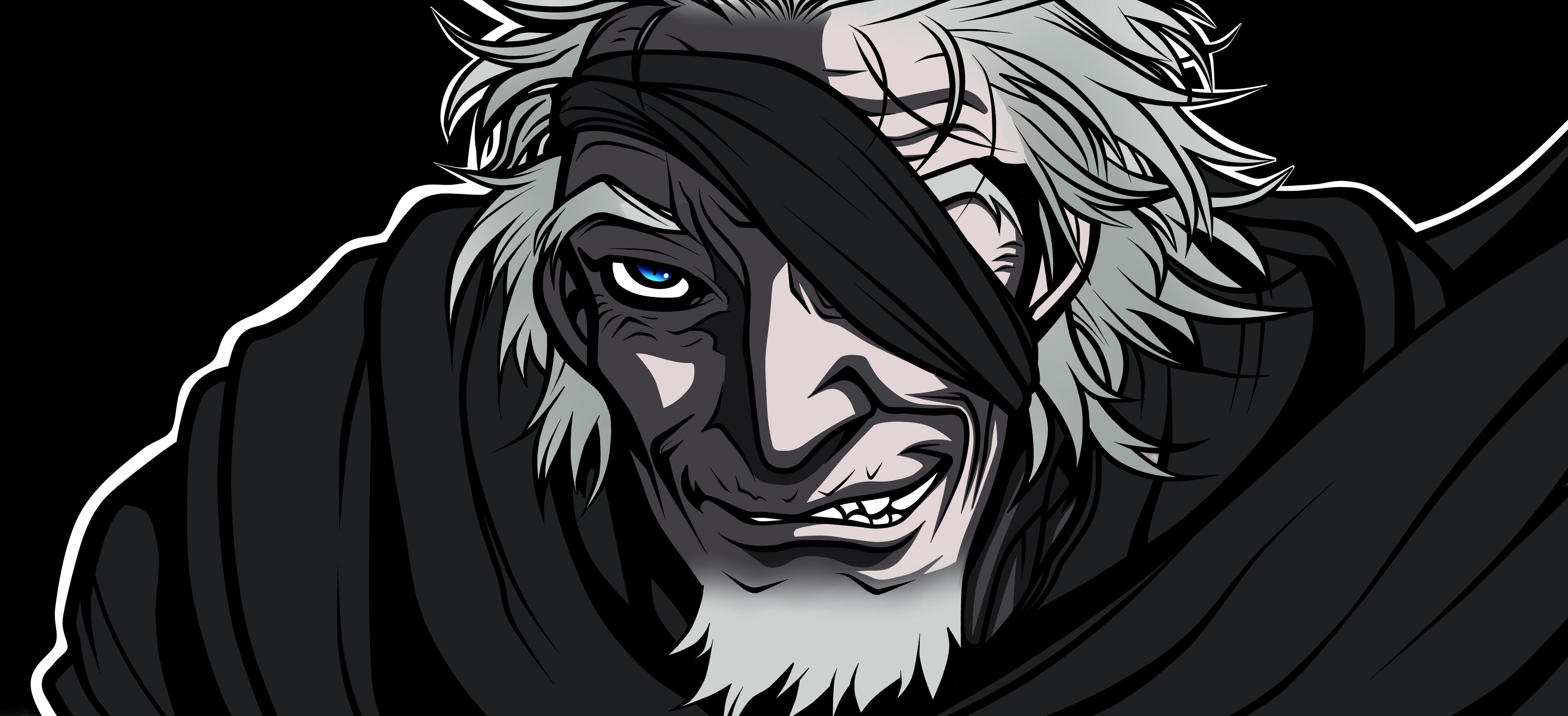 5000x2283 Wallpaper game, anime, man, manga, Hannibal, Drifters, Drifter, Hannibal Thunderbolt of Carthago Barca for mobile and desktop, section сёнэн, resolution 5000x2283