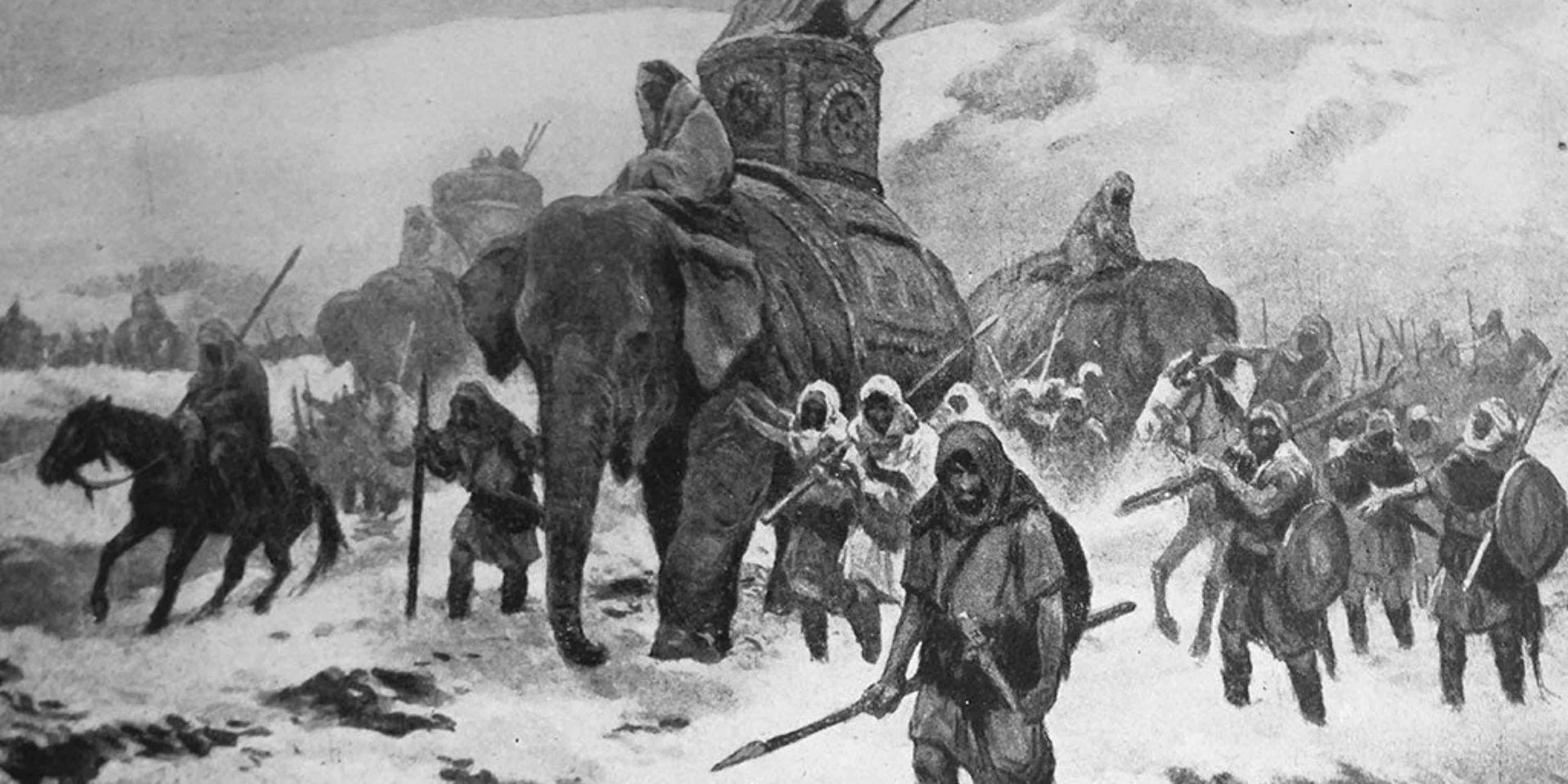 3840x1920 How Hannibal Crossed the Alps (With Elephants)