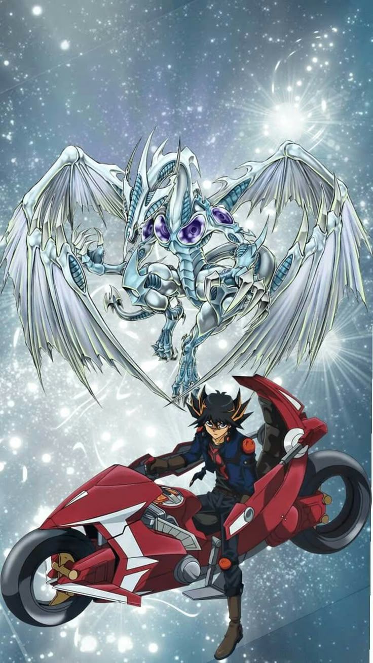 736x1309 Yusei Fudo And Stardust Dragon