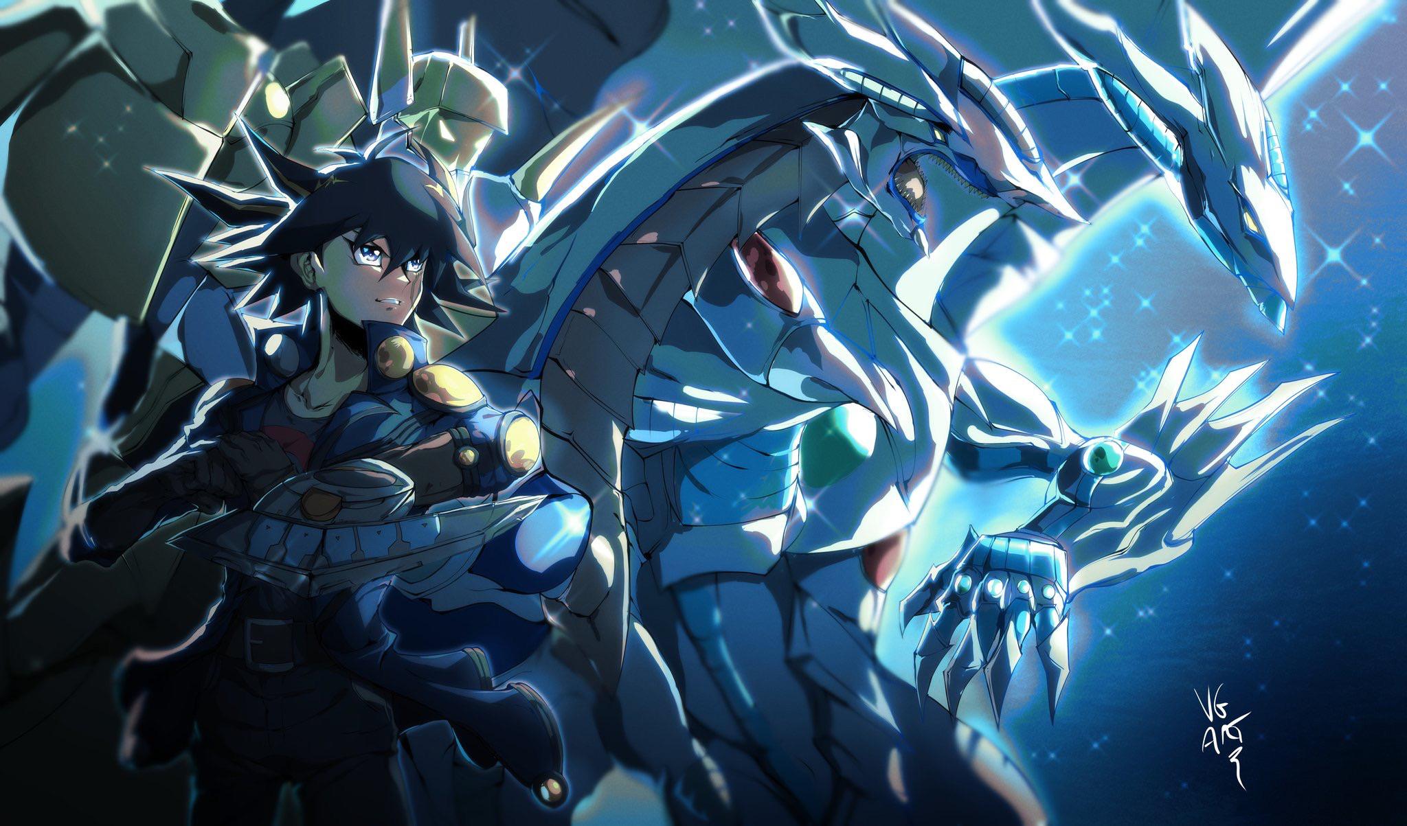 2048x1203 Let's Rev It Up! Birthday fanart for the best Protagonist, Yusei Fudo!