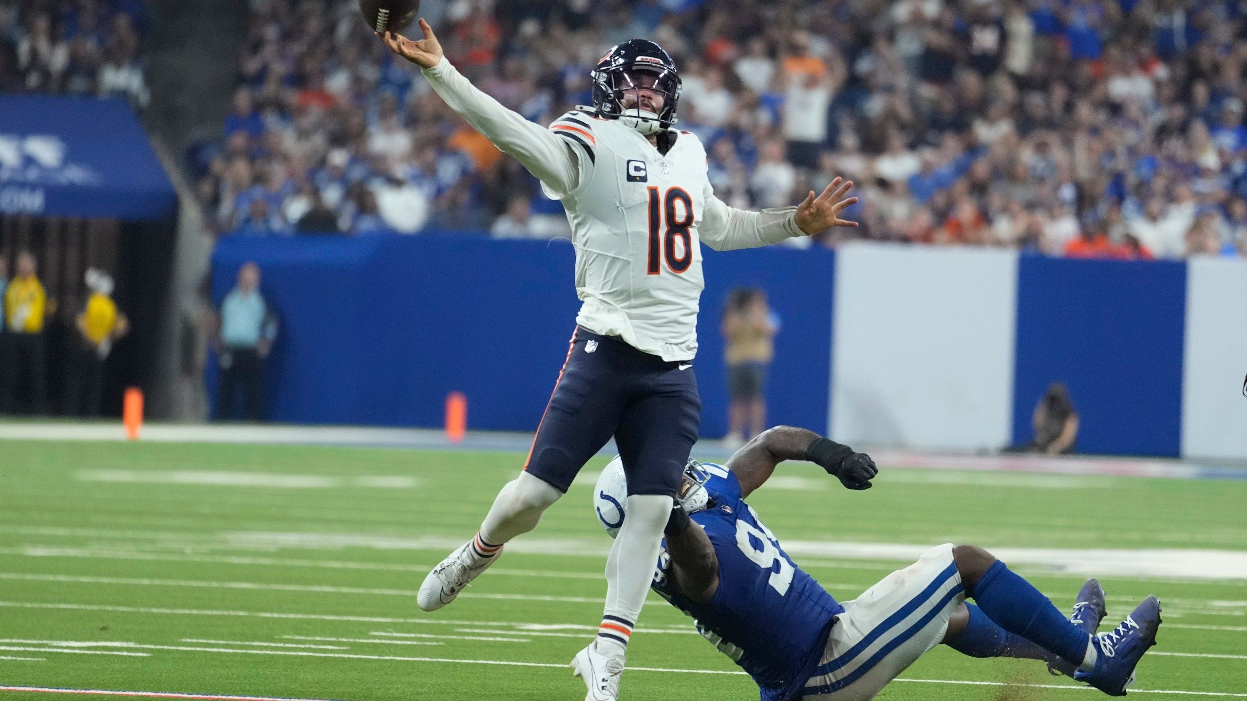 2560x1440 I think it's right there': Chicago Bears, Caleb Williams see improvements in rookie QB's performance