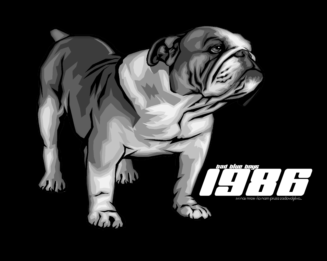 1280x1024 Free download Bad Blue Boys Bulldog by shandor js [1280x1024]