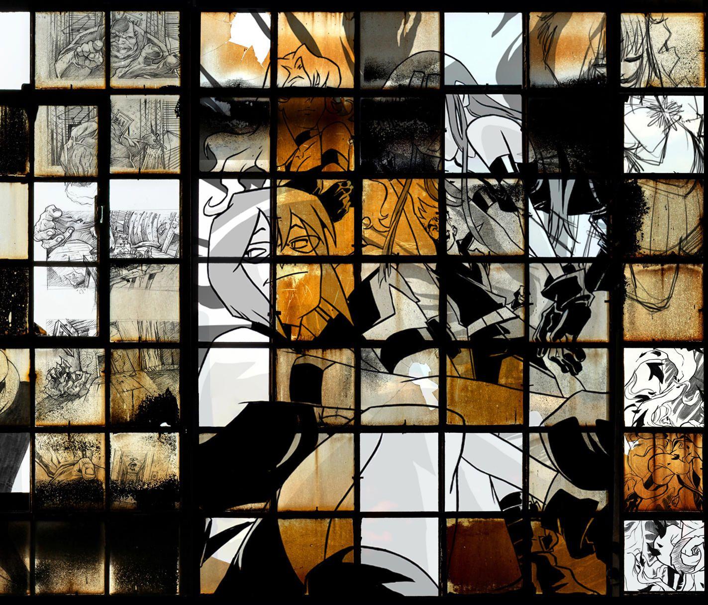 1423x1216 BAD BOYS coverings / wallpaper from Wall&decò