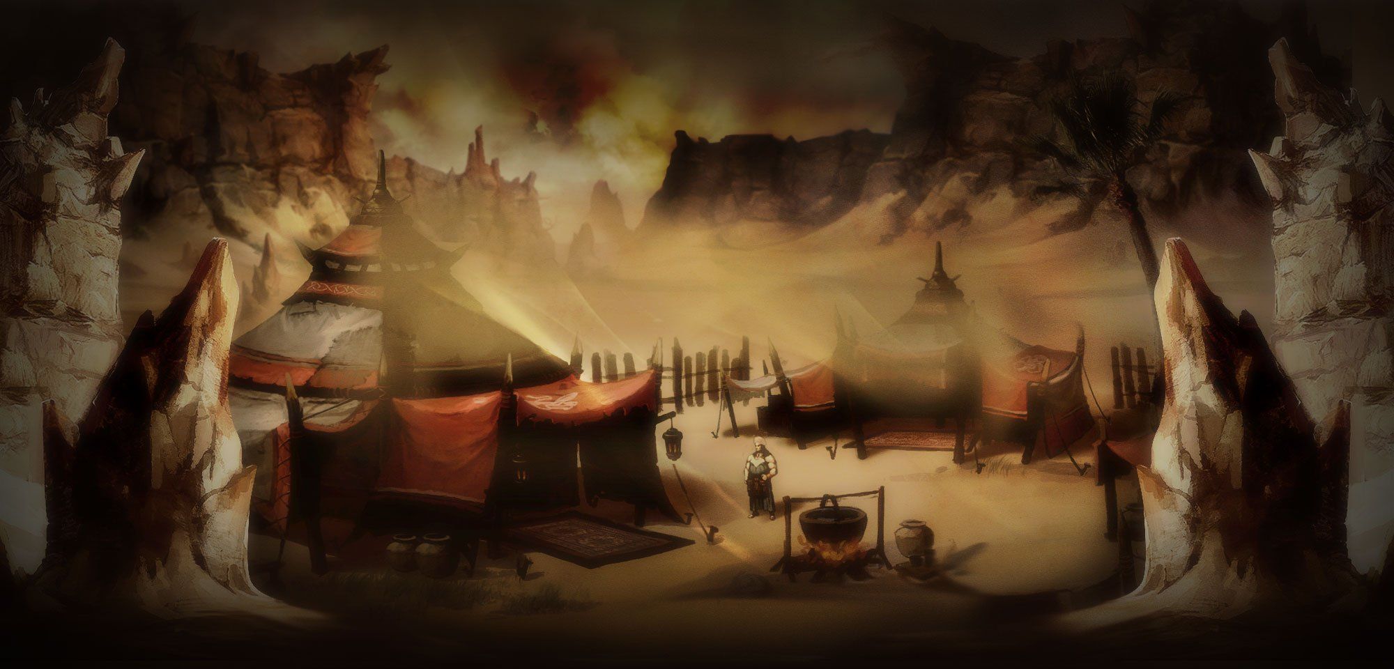 2000x960 silkroad, Online, Mmo, Rpg, Fantasy, Adventure, Warrior Wallpaper HD / Desktop and Mobile Background