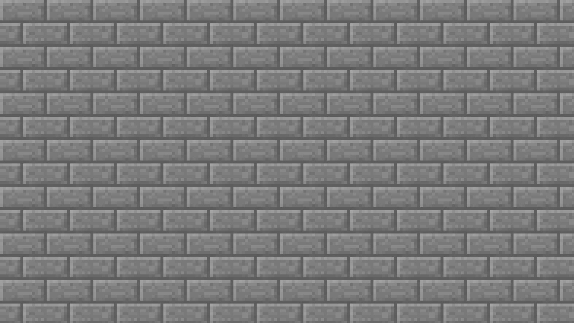 1920x1080 Ash Brickwall HD Minecraft Wallpaper