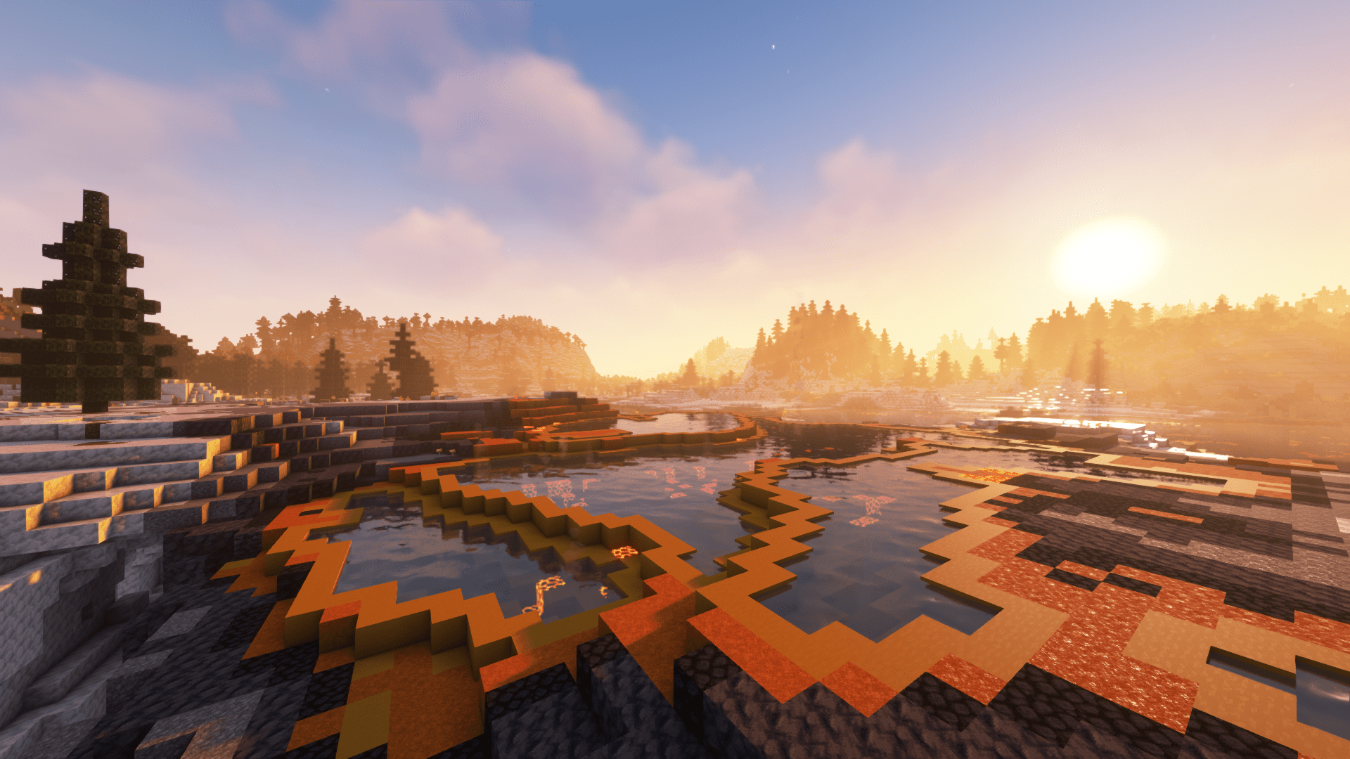 1920x1080 I make minecraft wallpaper yellow stone edition