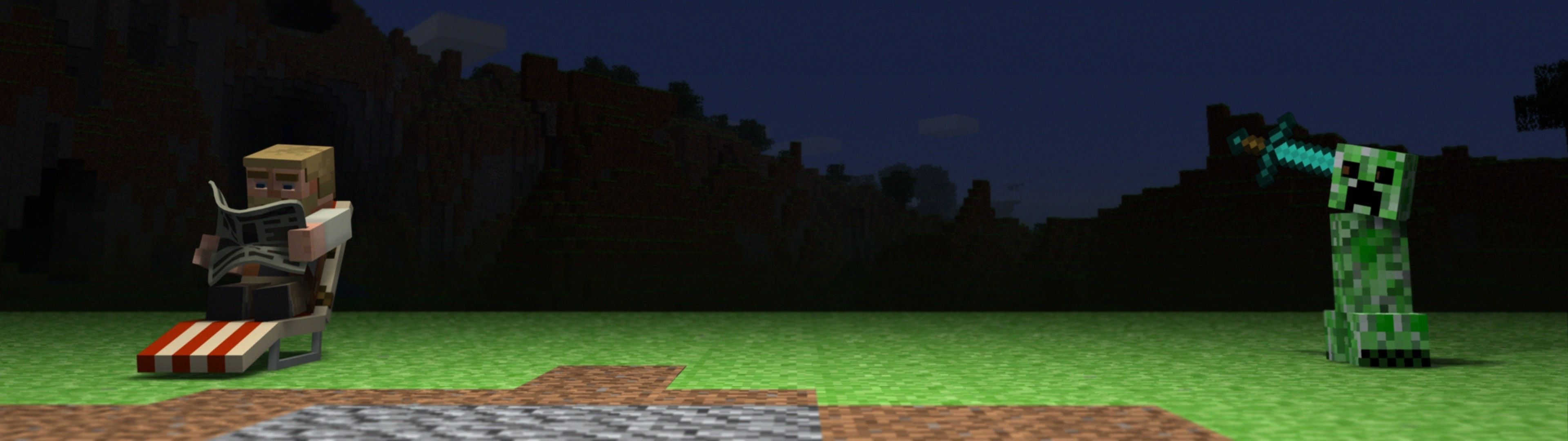 3840x1080 Minecraft Wallpaper HD / Desktop and Mobile Background