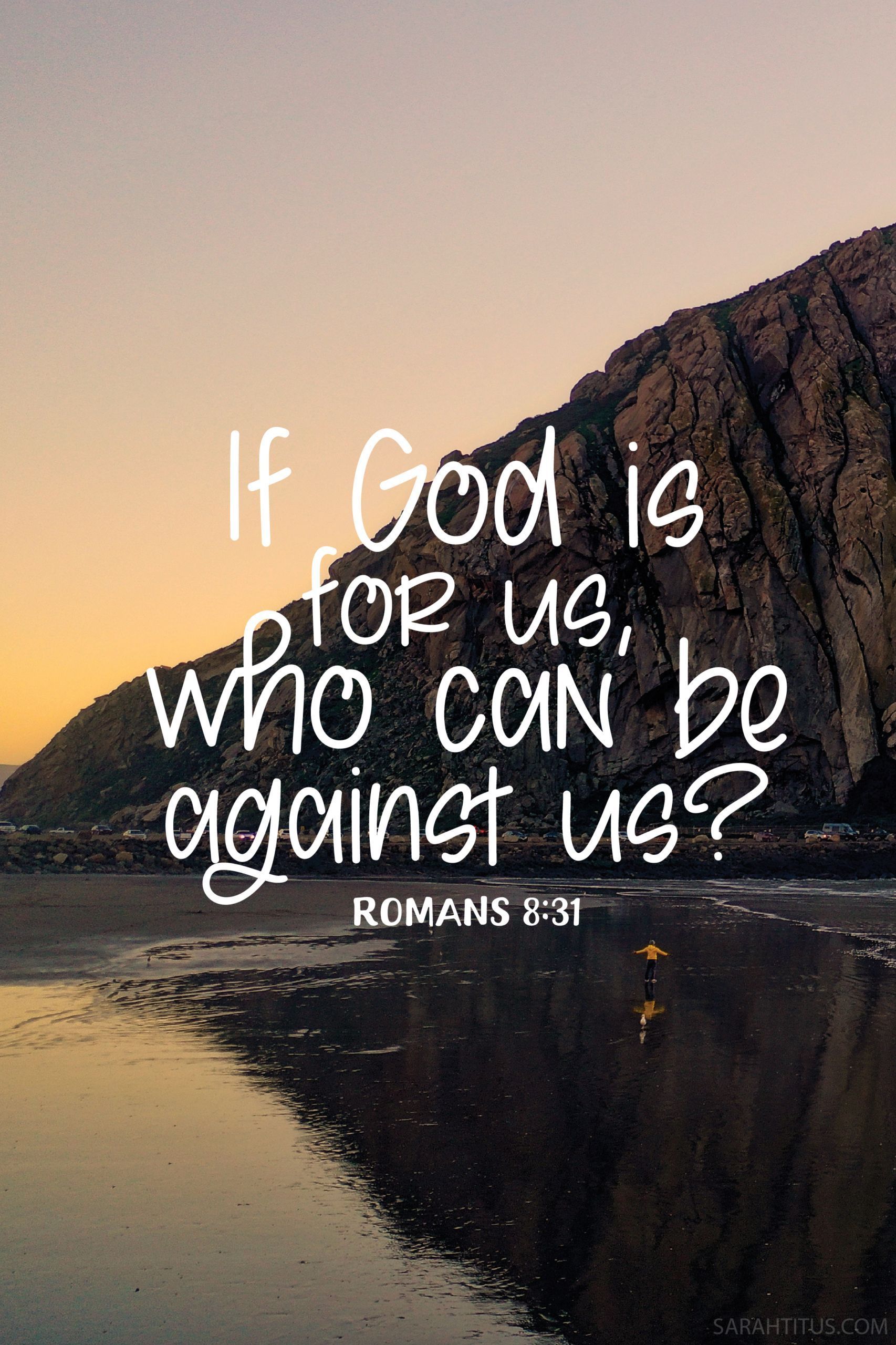 1706x2560 If God Is For Us Wallpaper