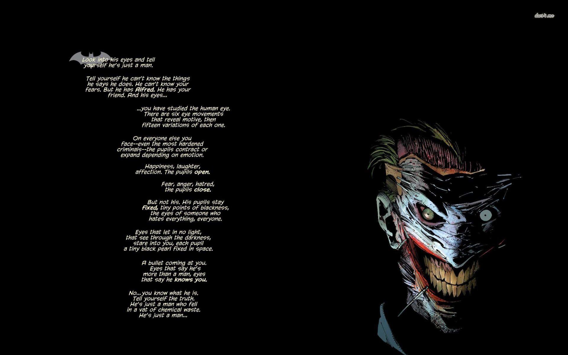 1920x1200 Joker Quotes hình nền