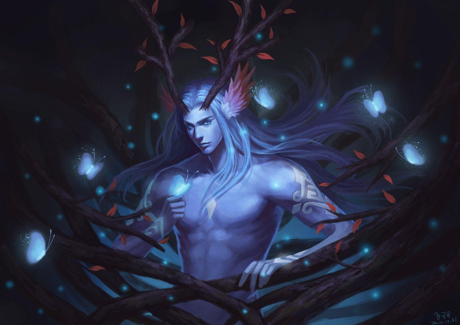 1500x1061 Fantasy man fairy magic butterfly wallpaperx1061