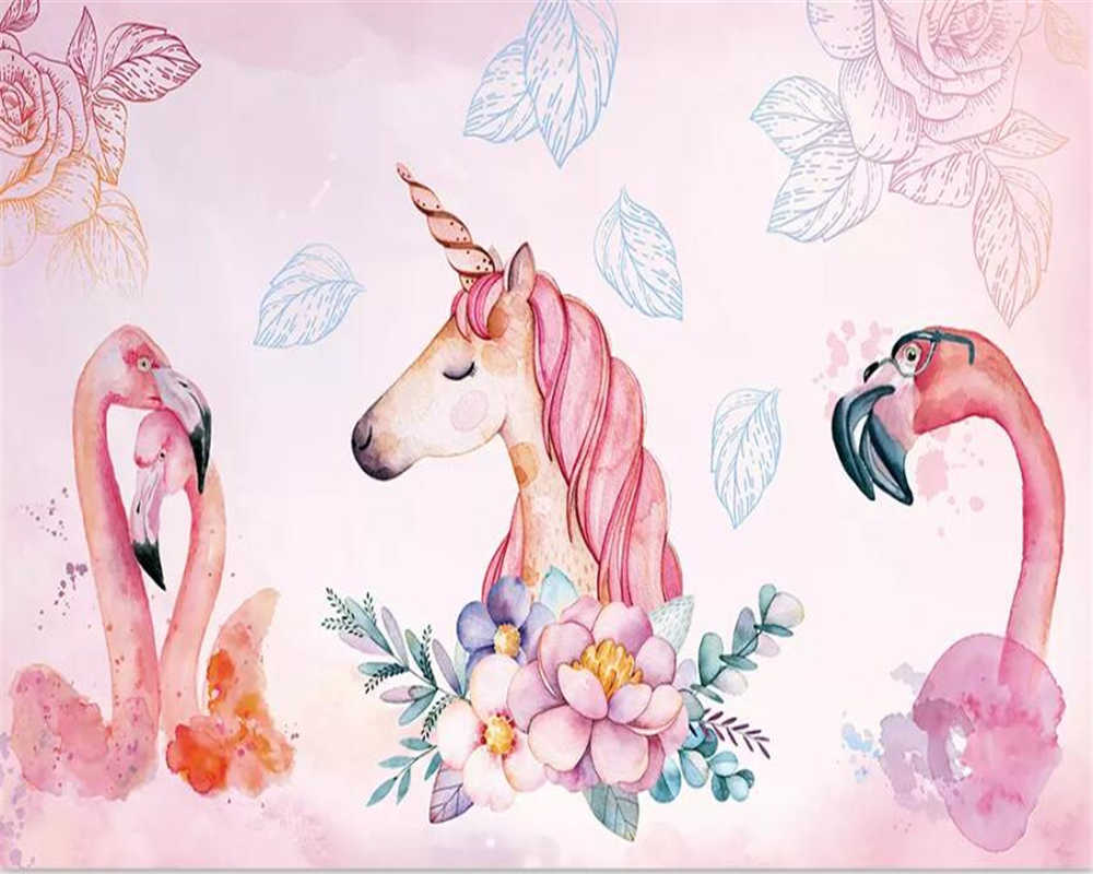 1000x800 Unicorn And Flamingo Wallpaper & Background Download