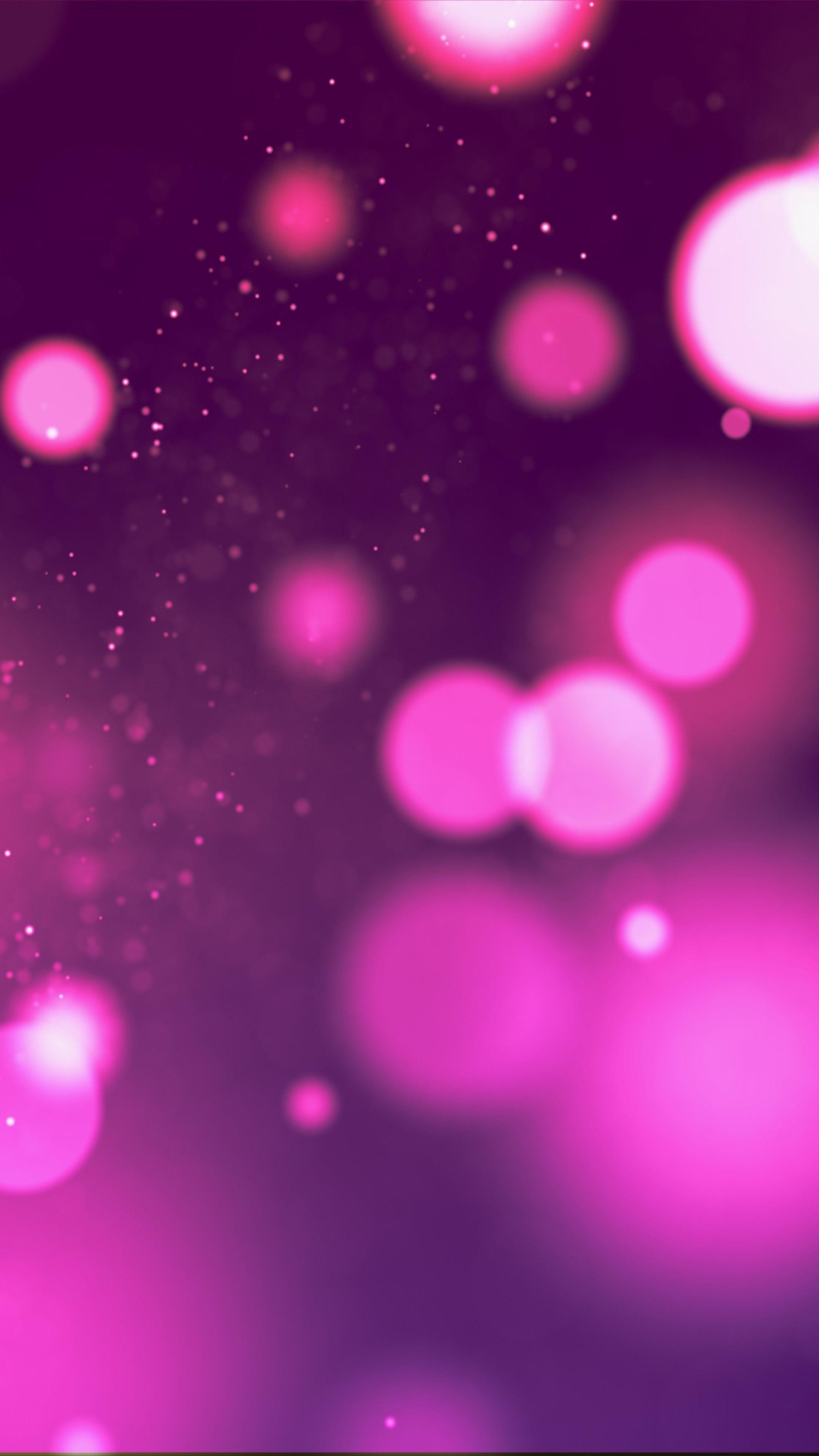 2160x3840 Bokeh Purple Pink Lights Free 4K Ultra HD Mobile Wallpaper