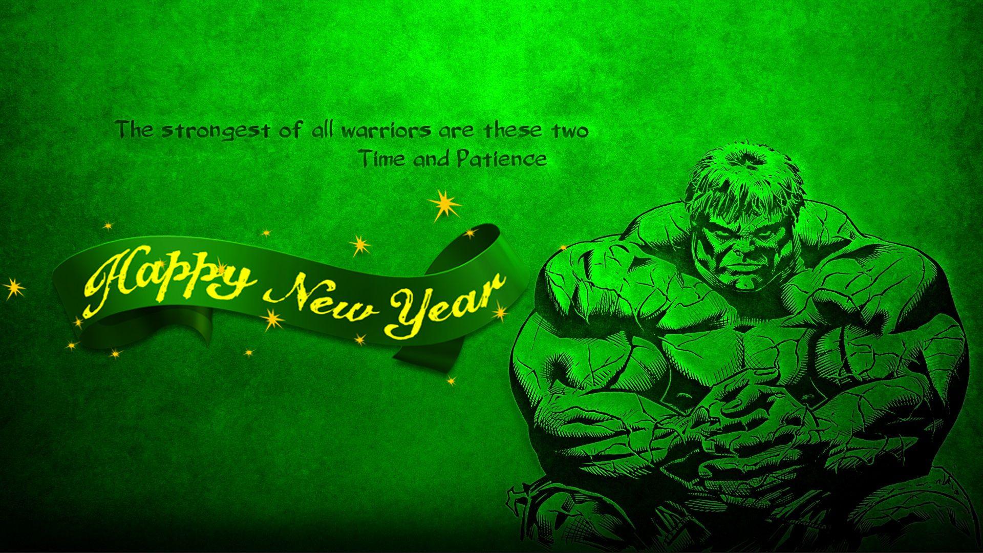 1920x1080 Happy New Year Incredible Strongest Warrior Hulk Quotes Marvel