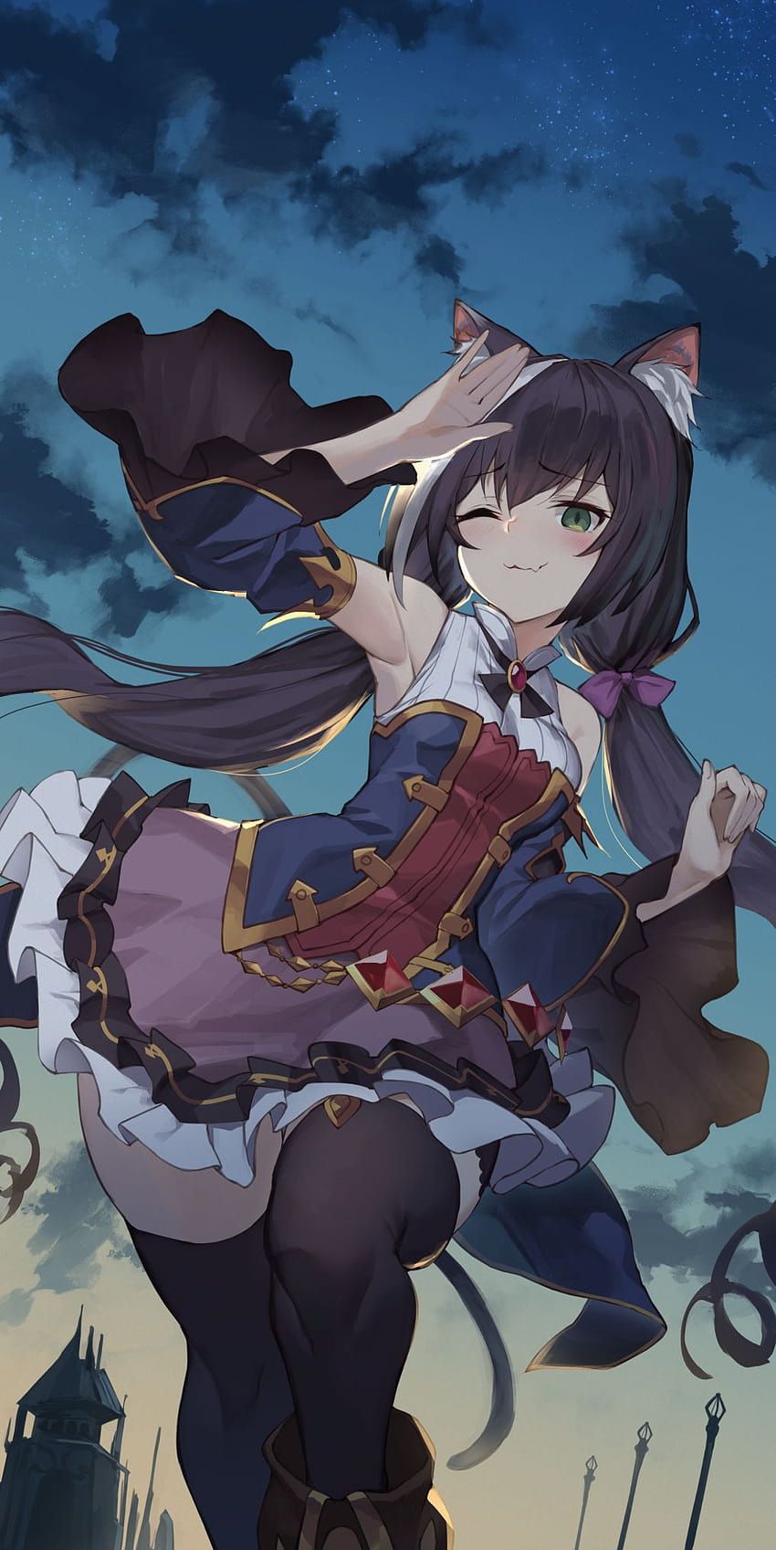 850x1697 Kyaru, kiruya momochi HD phone wallpaper