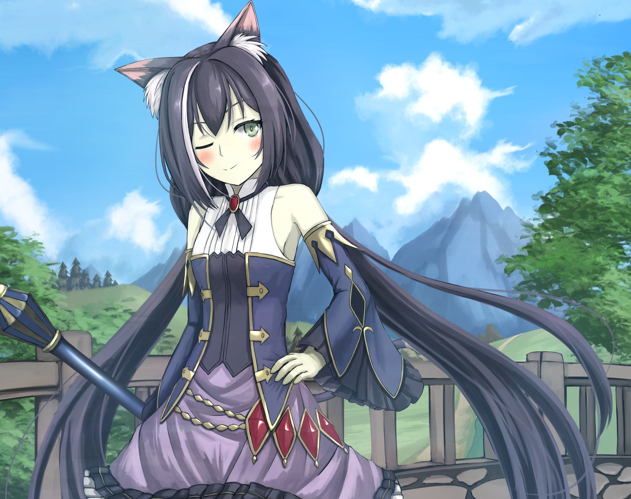 2042x1616 Download Karyl Momochi Anime Princess Connect! Re:Dive HD Wallpaper