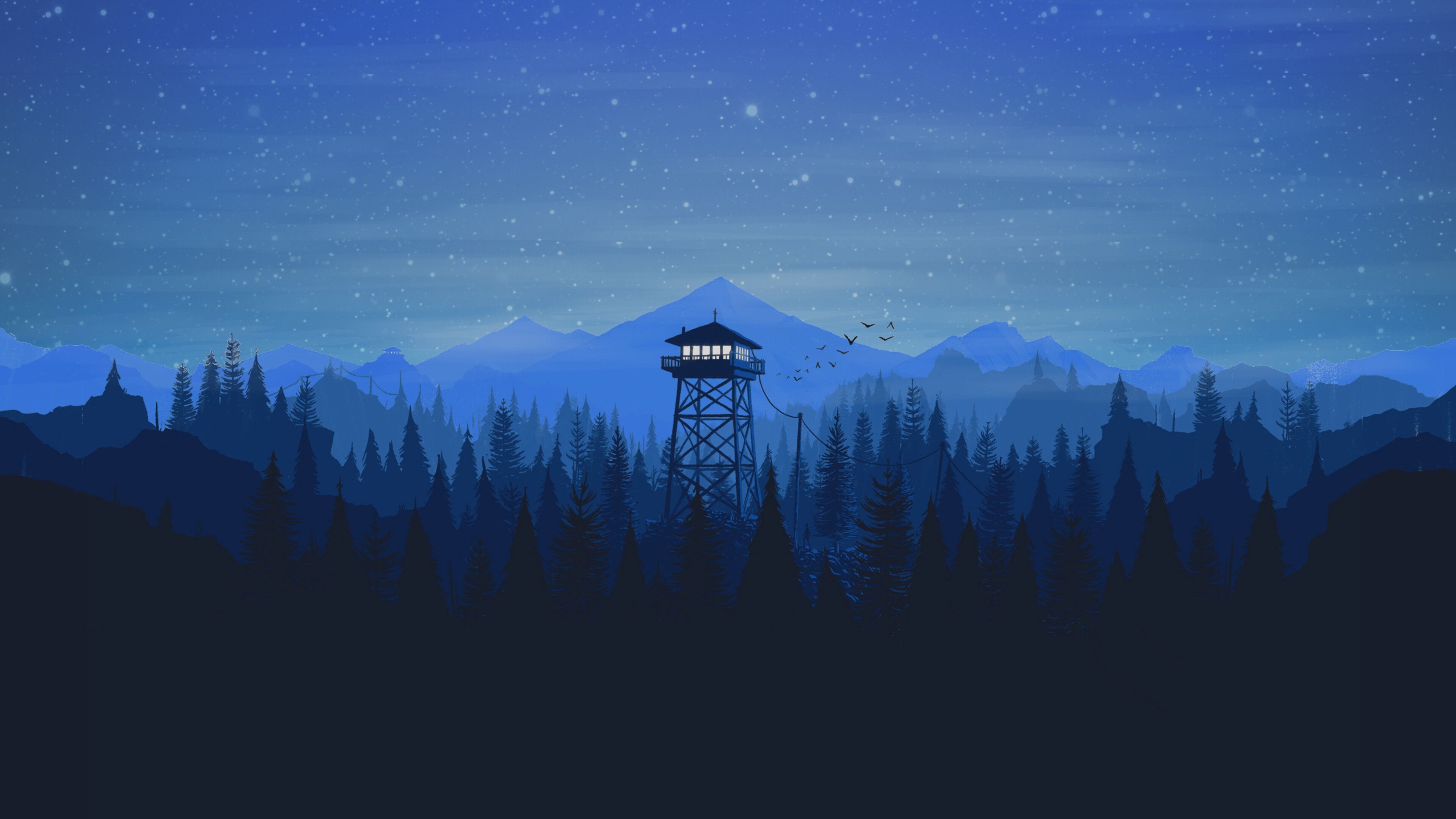 3840x2160 Firewatch Wallpaper