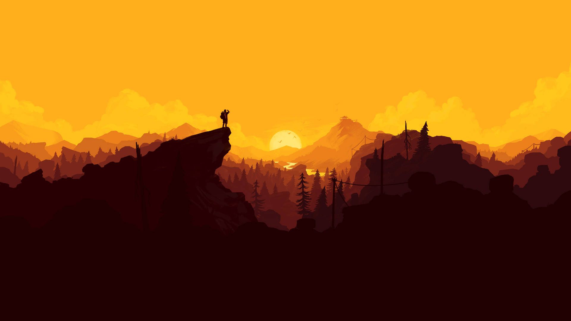 1920x1080 Firewatch Wallpaper