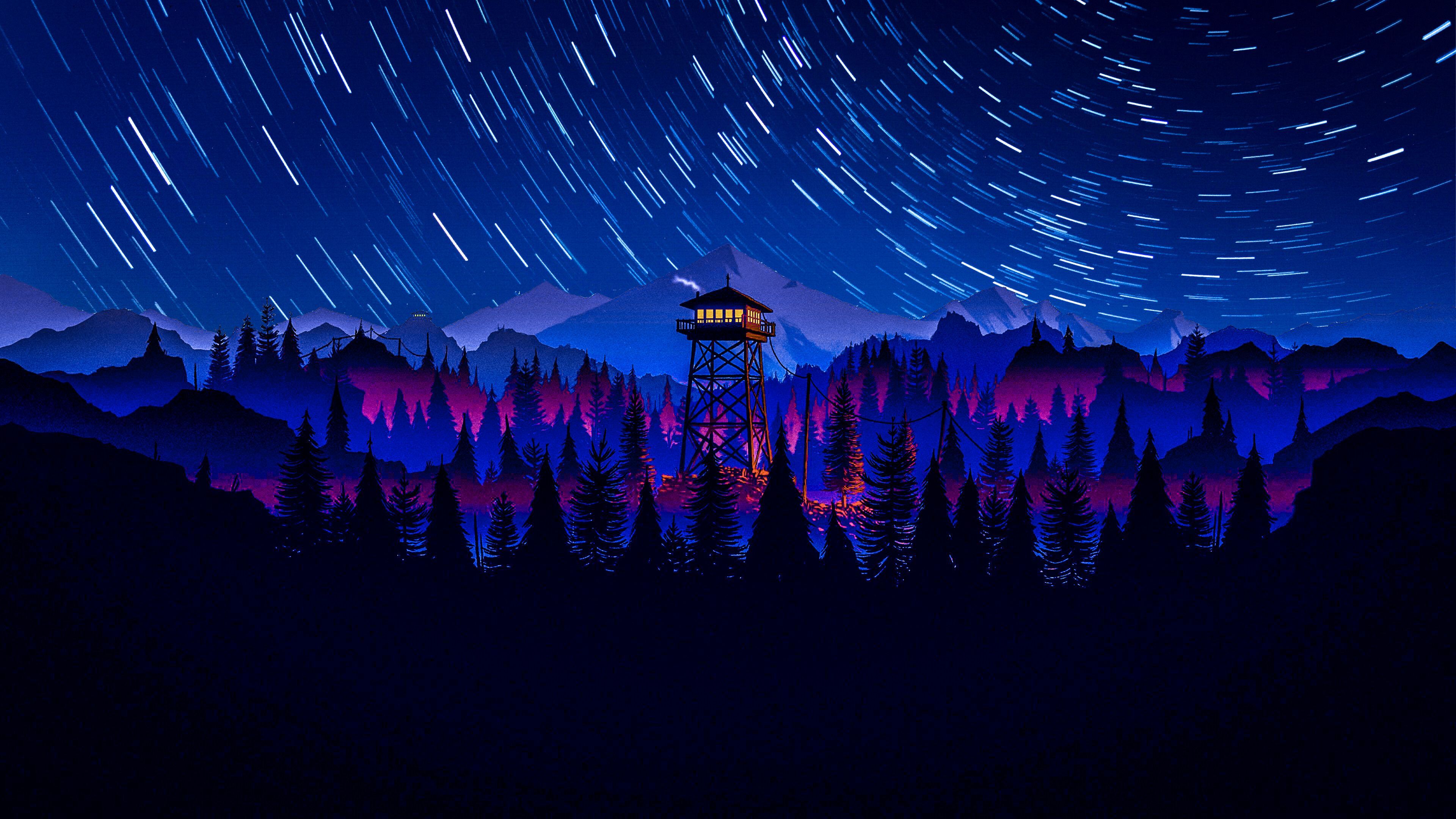 3840x2160 Firewatch Wallpaper