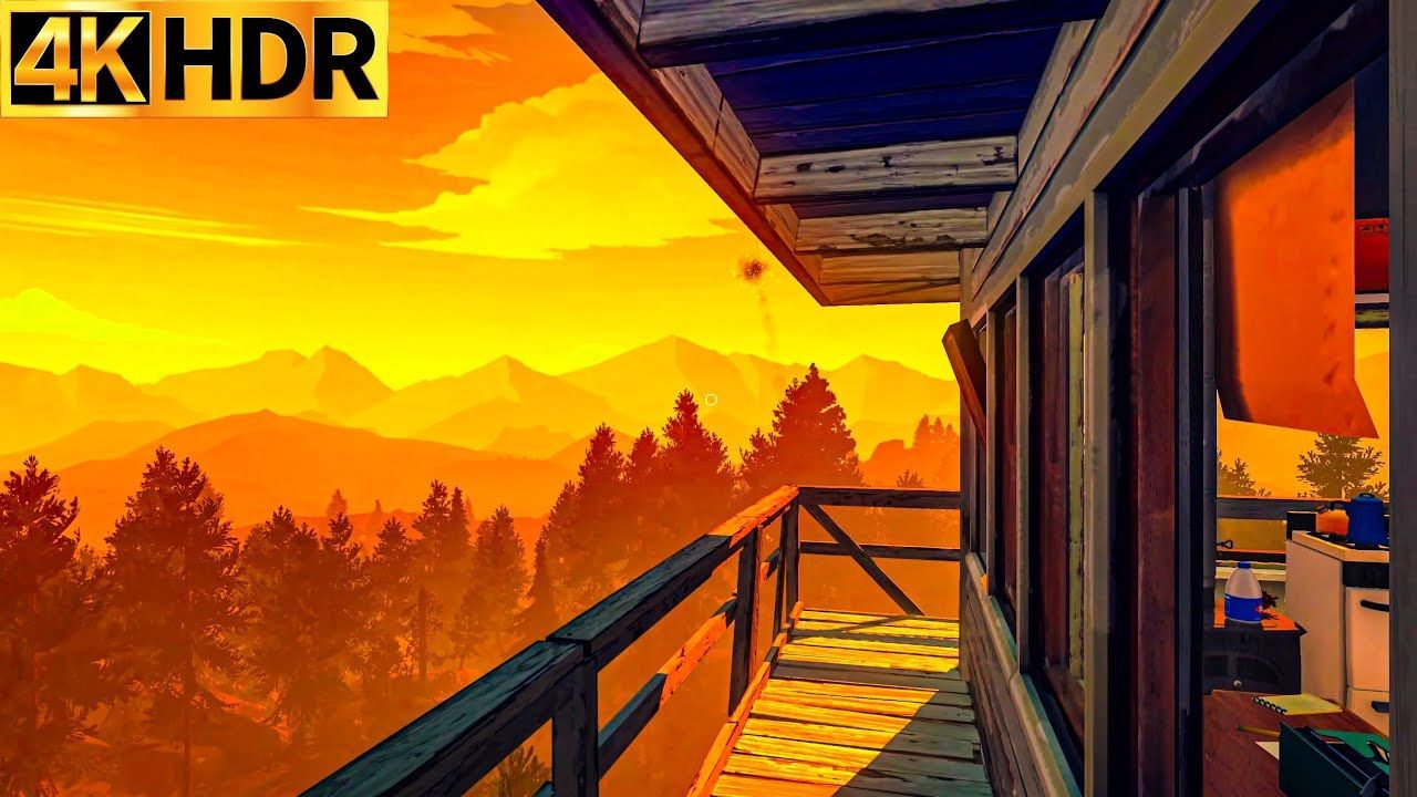 1280x720 Firewatch. Ultra Settings 4K HDR Gameplay (RTX 4090M)