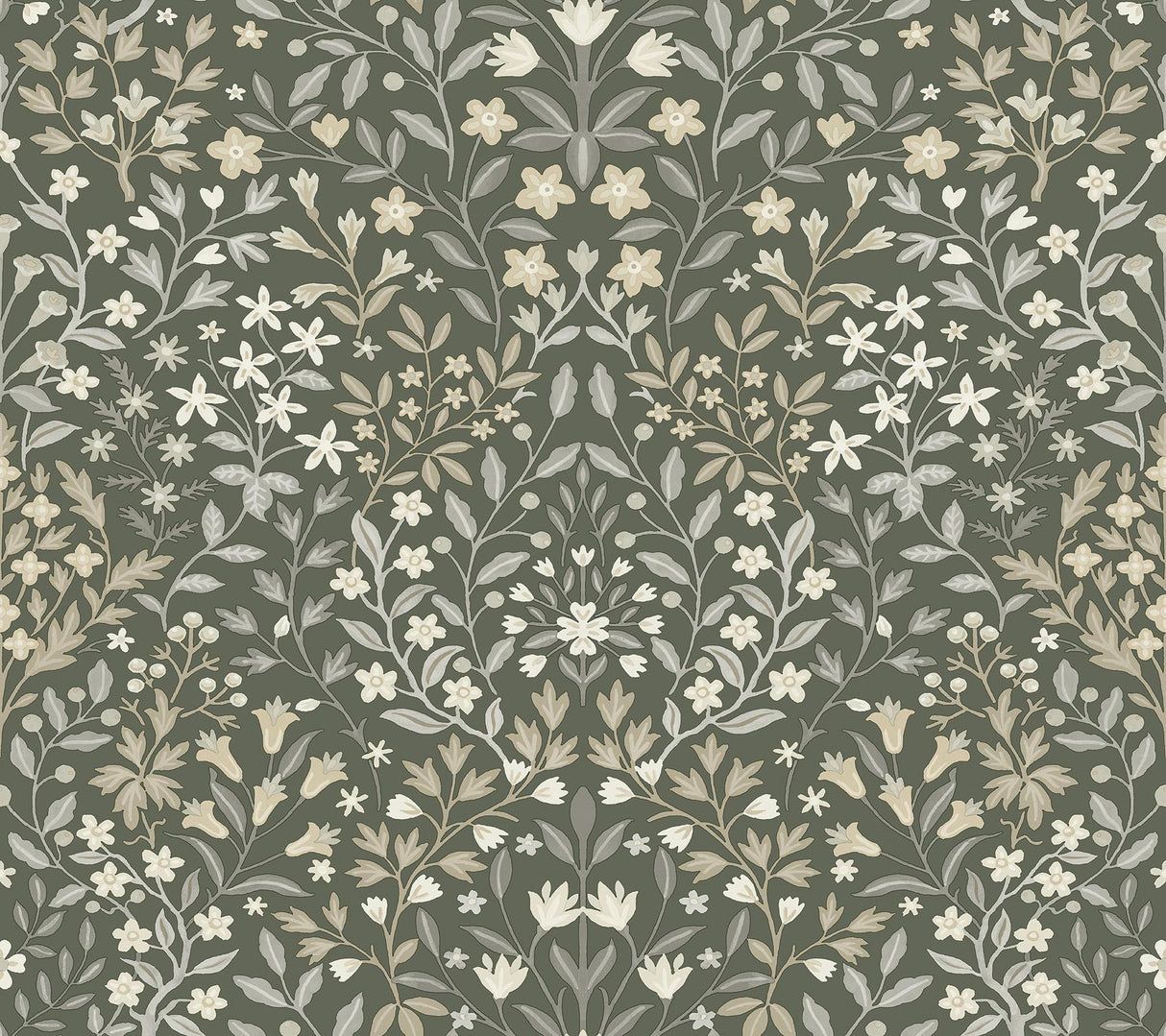 1214x1079 Magnolia Home Garden Terrace Olive Wallpaper