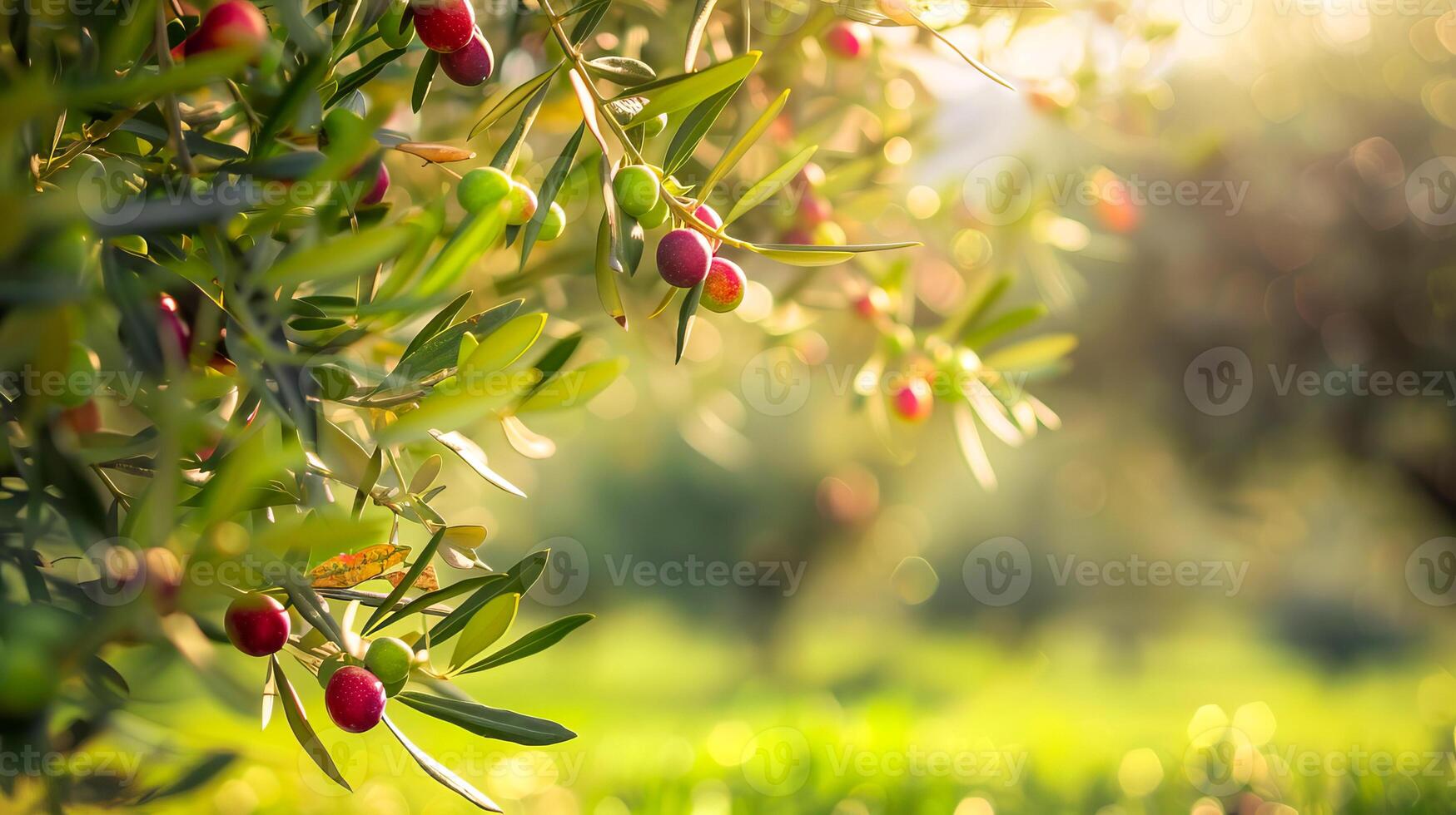 1749x980 Olive tree with ripe olives on the background of the garden