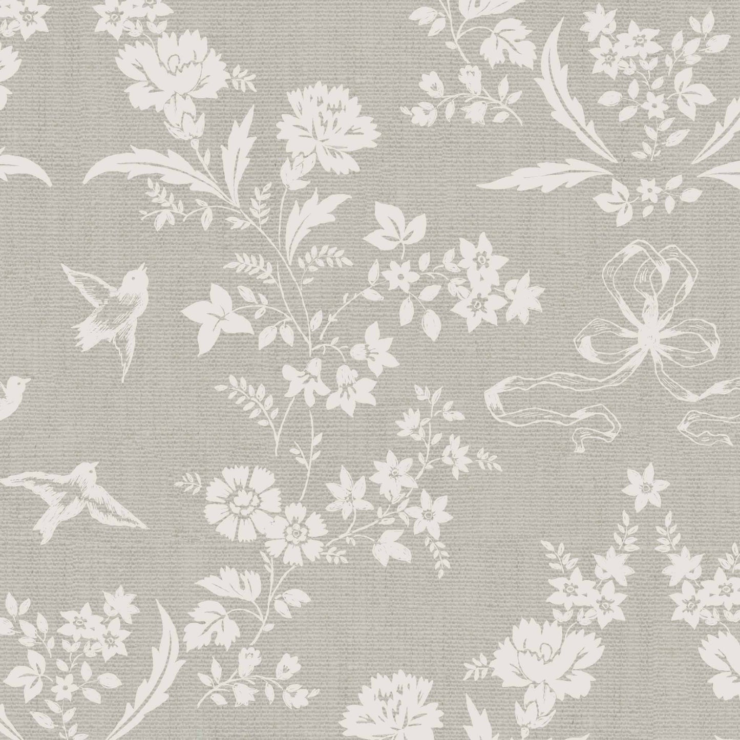 1445x1445 Coquette Vintage Garden Wallpaper Olive