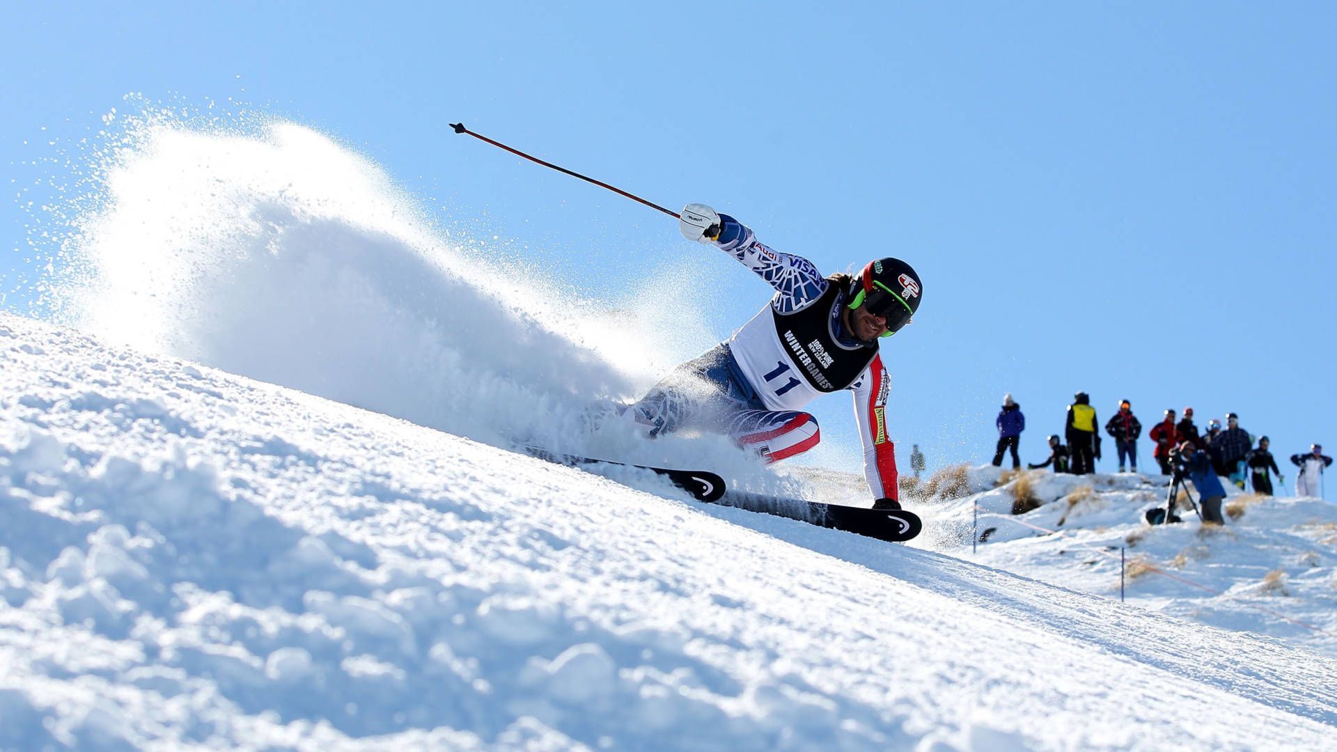 1920x1080 Download Winter Olympics Ski Racer Wallpaper