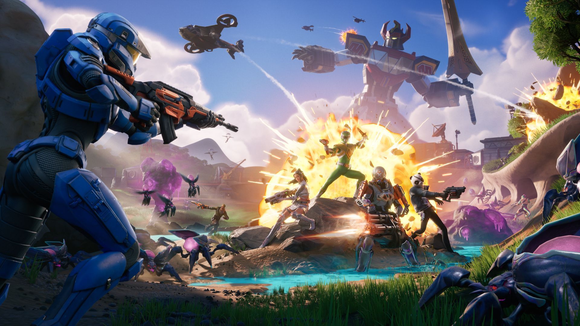 1920x1080 Squash the Bug Swarm in Fortnite BR: Shock 'N Awesome!