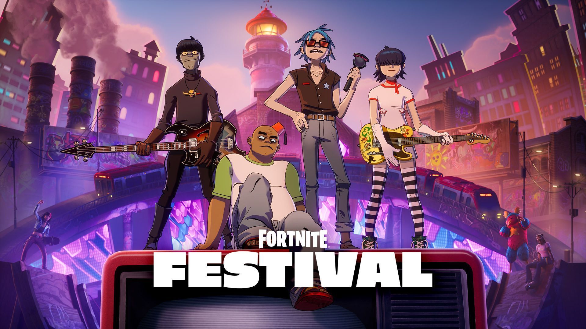 1920x1080 Fortnite Festival Season 10 kicks off with Gorillaz band
