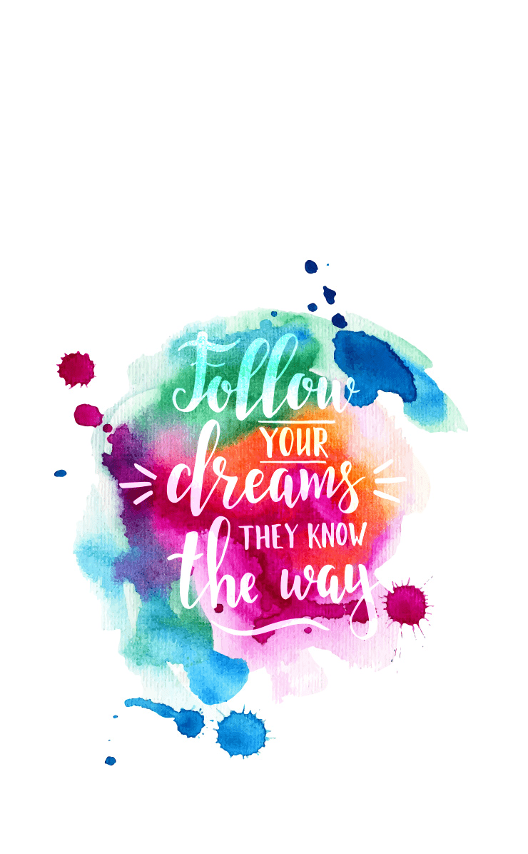 740x1196 My dreams will a good path to follow. Wallpaper